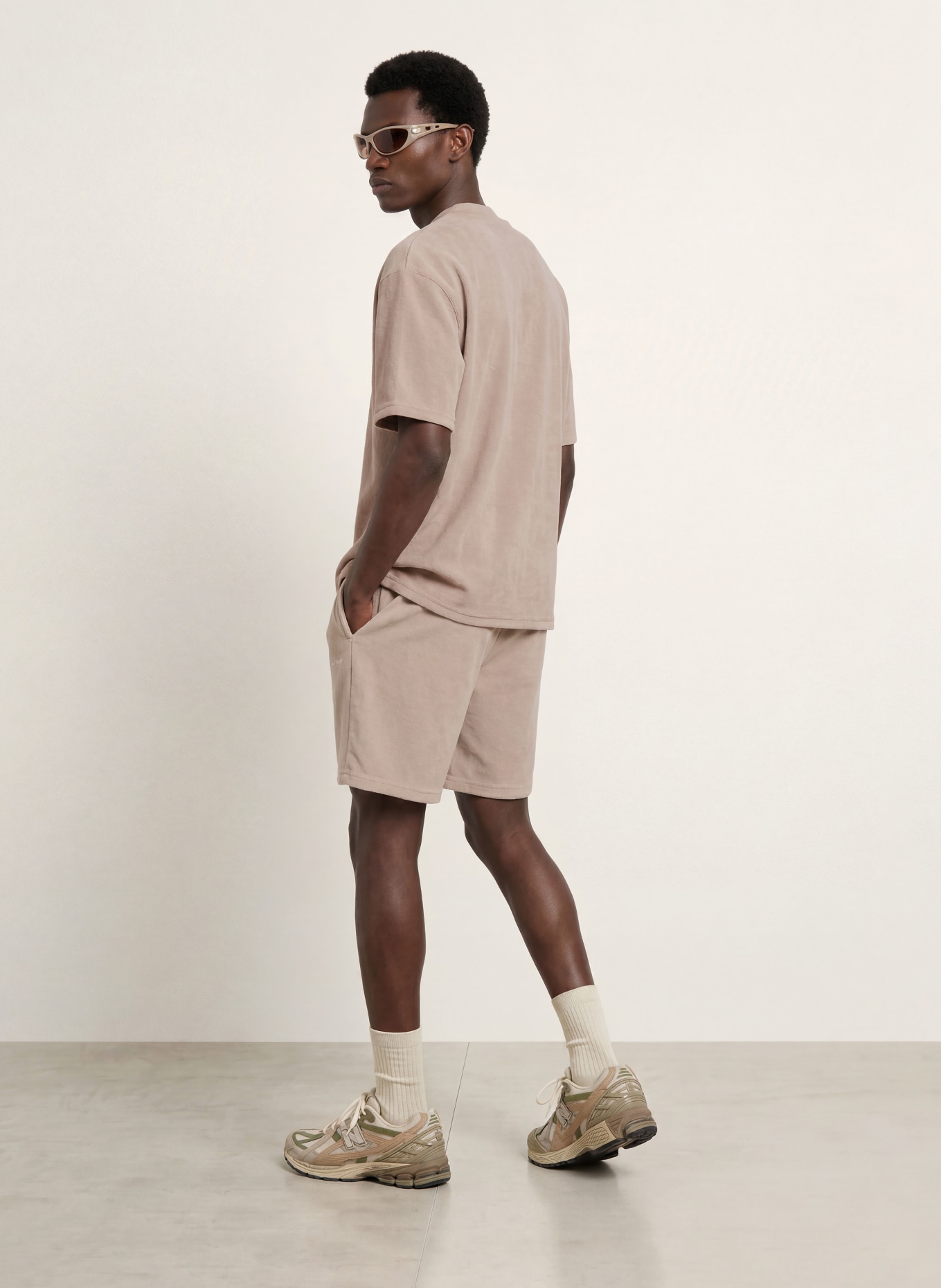 PEGADOR Koszulka oversize LAGOS: BEŻOWY