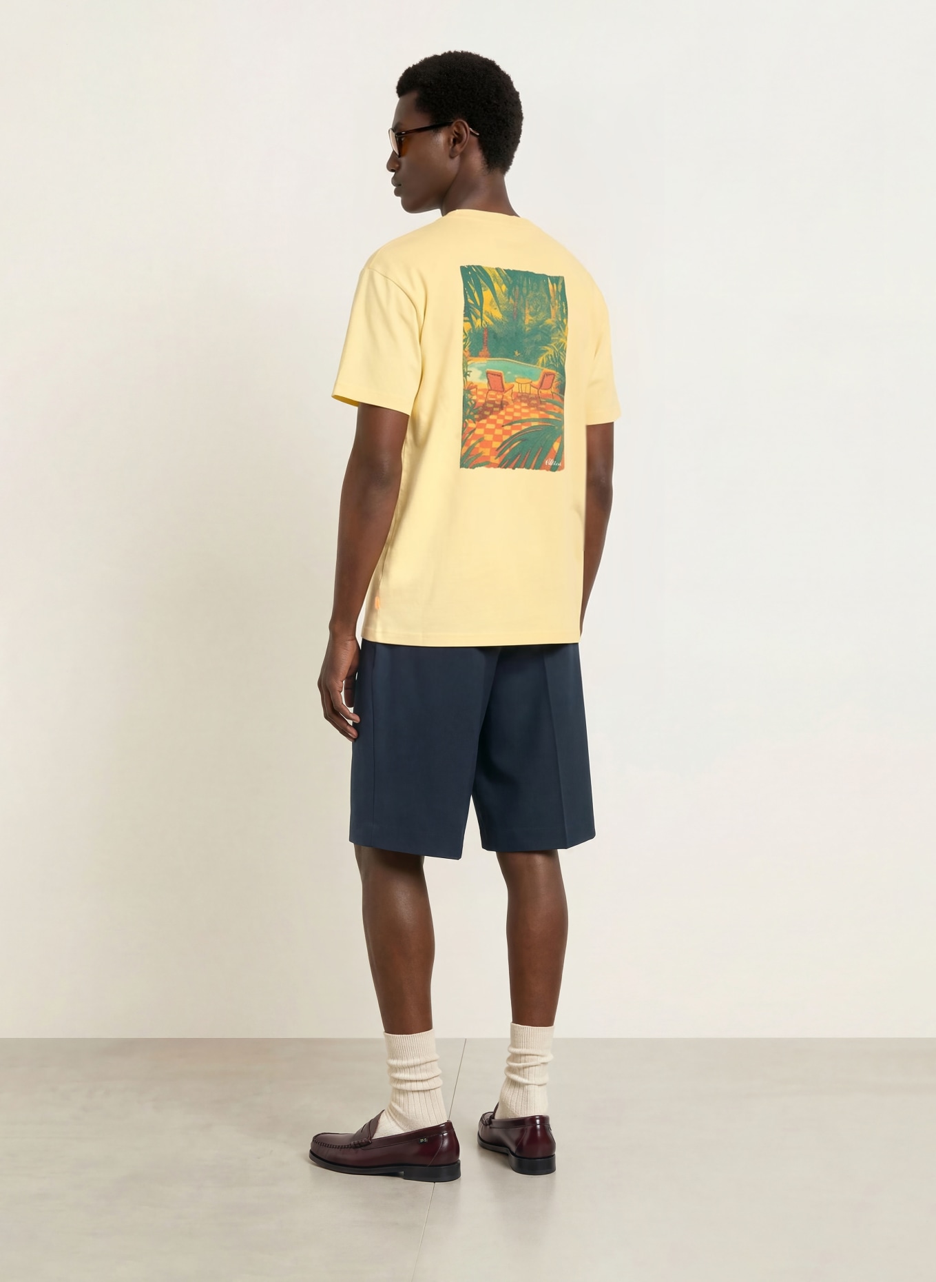 BLKVIS T-shirt: JAUNE CLAIR