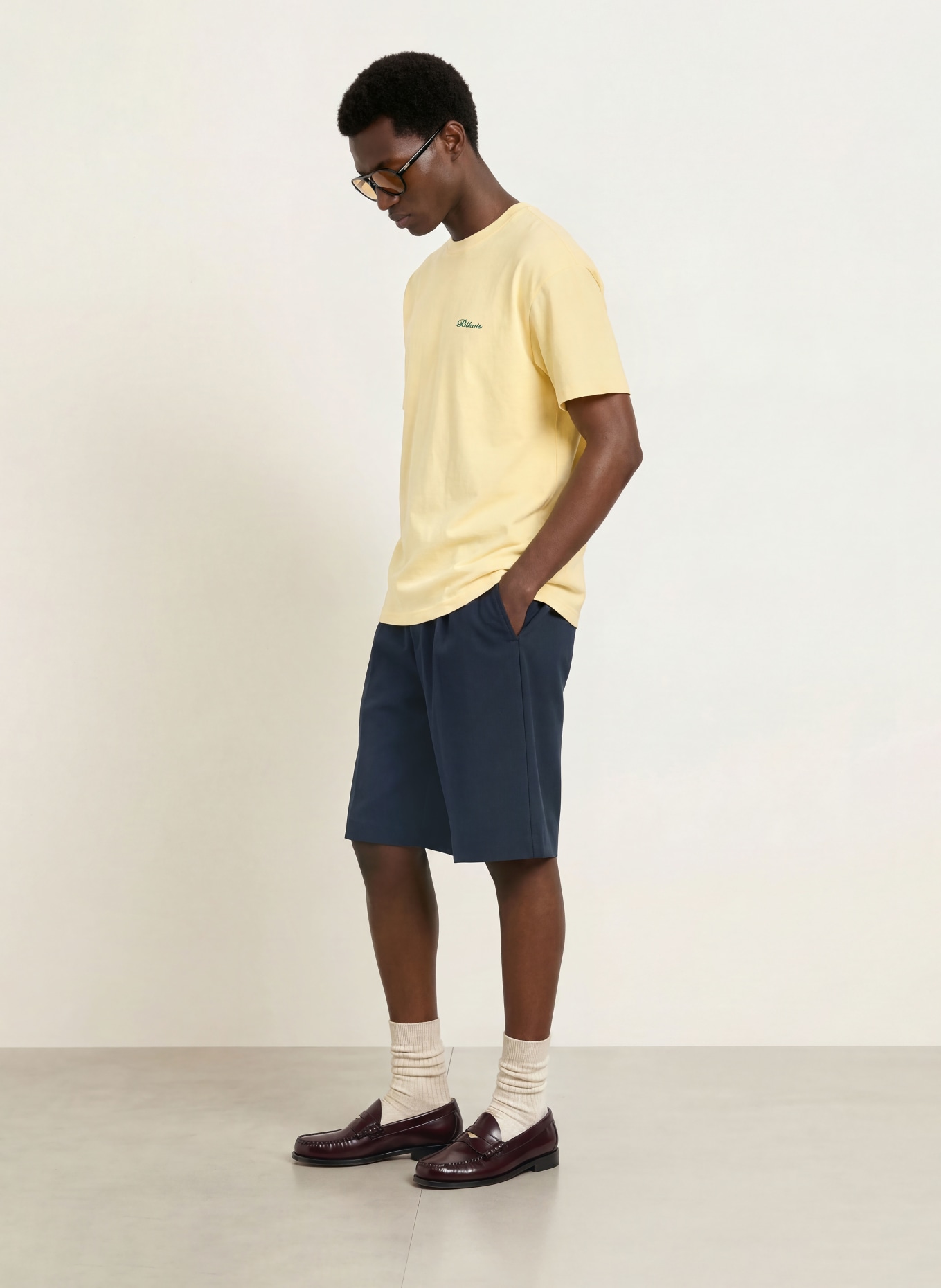 BLKVIS T-shirt: JAUNE CLAIR