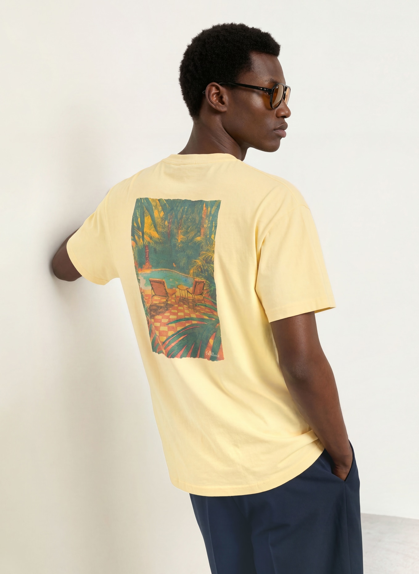 BLKVIS T-shirt: JAUNE CLAIR
