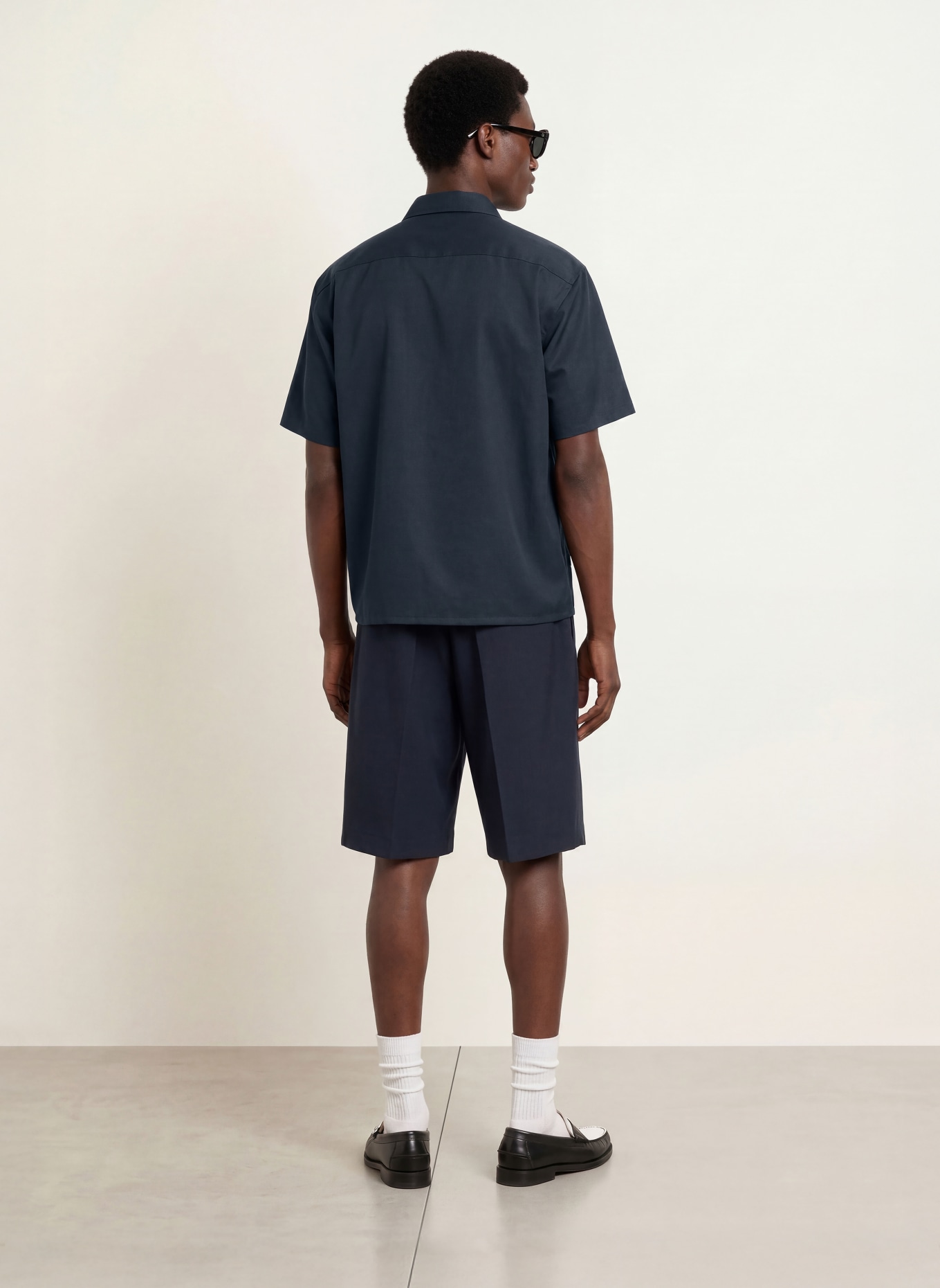 BLKVIS Overhemd met korte mouwen, Comfort Fit: DONKERBLAUW