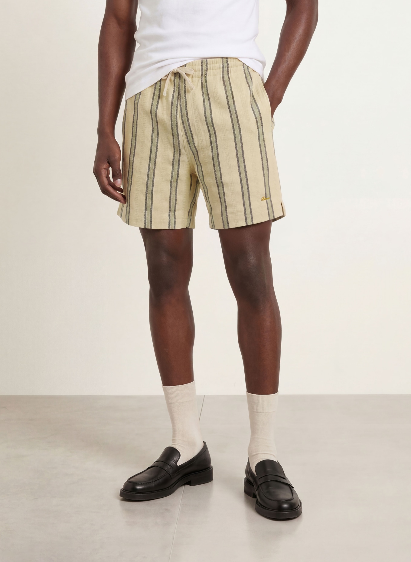 BLKVIS Short: LICHTGEEL / LICHTGROEN / DONKERBLAUW