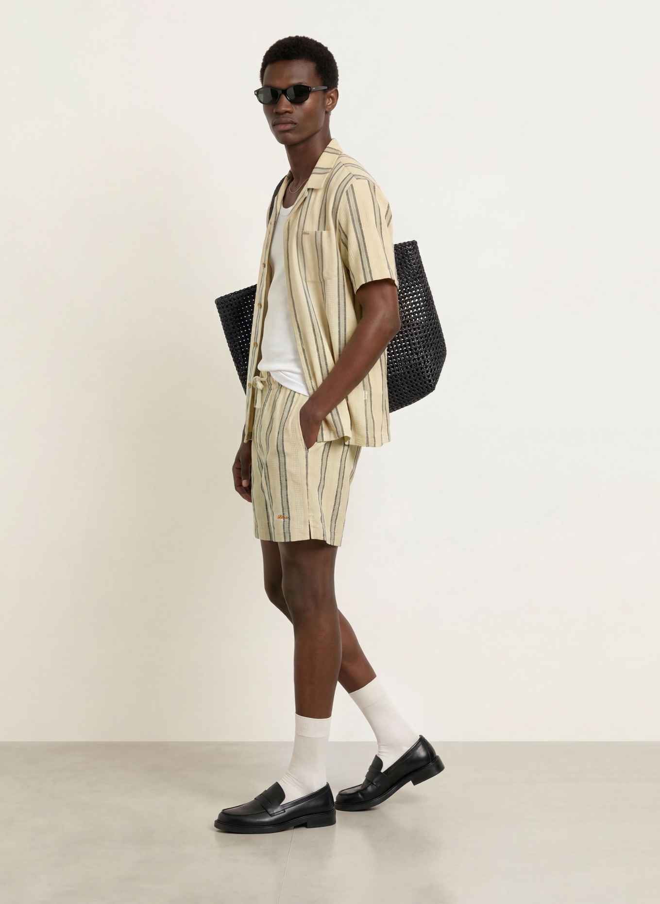 BLKVIS Short: LICHTGEEL / LICHTGROEN / DONKERBLAUW