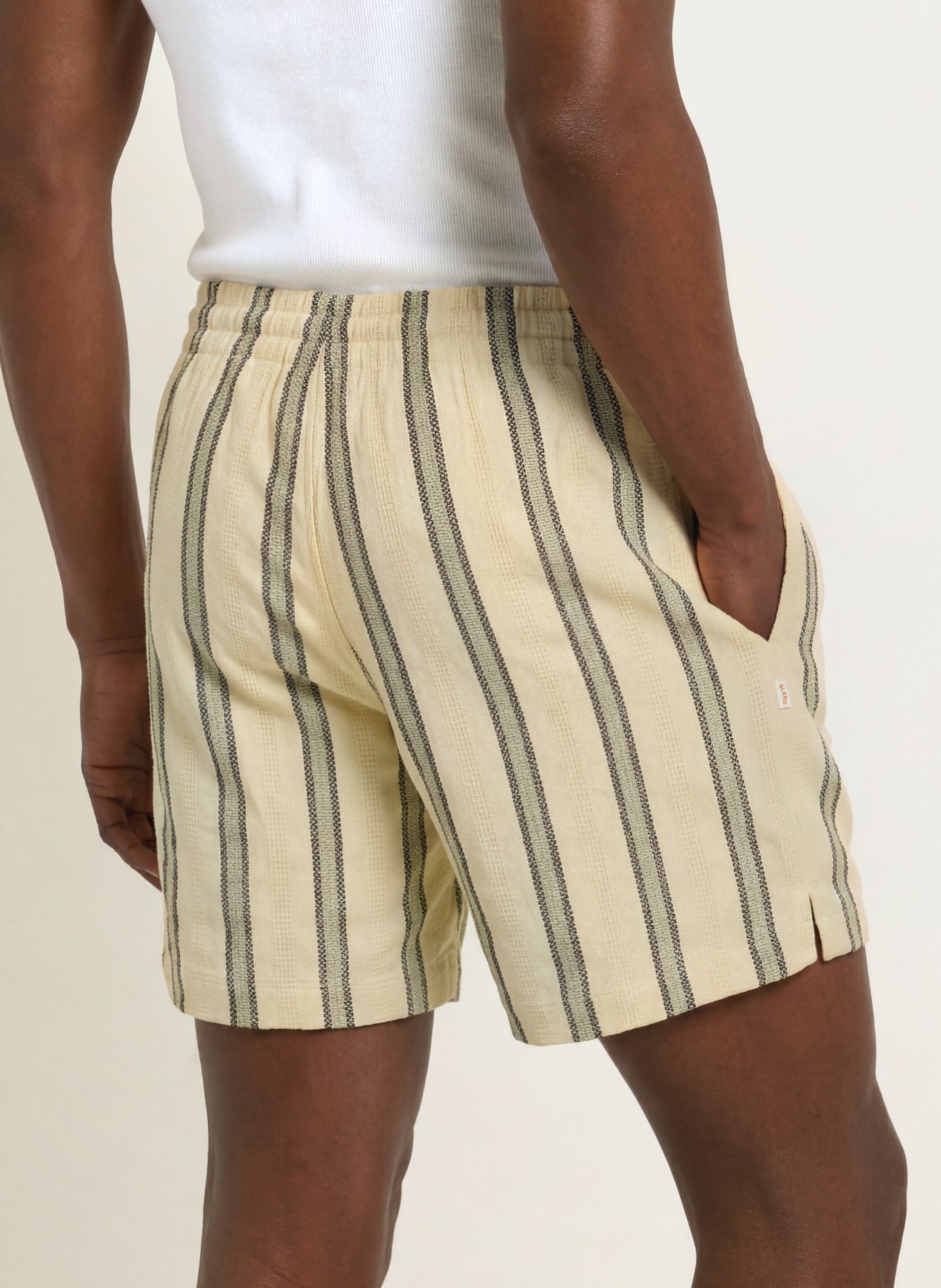 BLKVIS Short: LICHTGEEL / LICHTGROEN / DONKERBLAUW