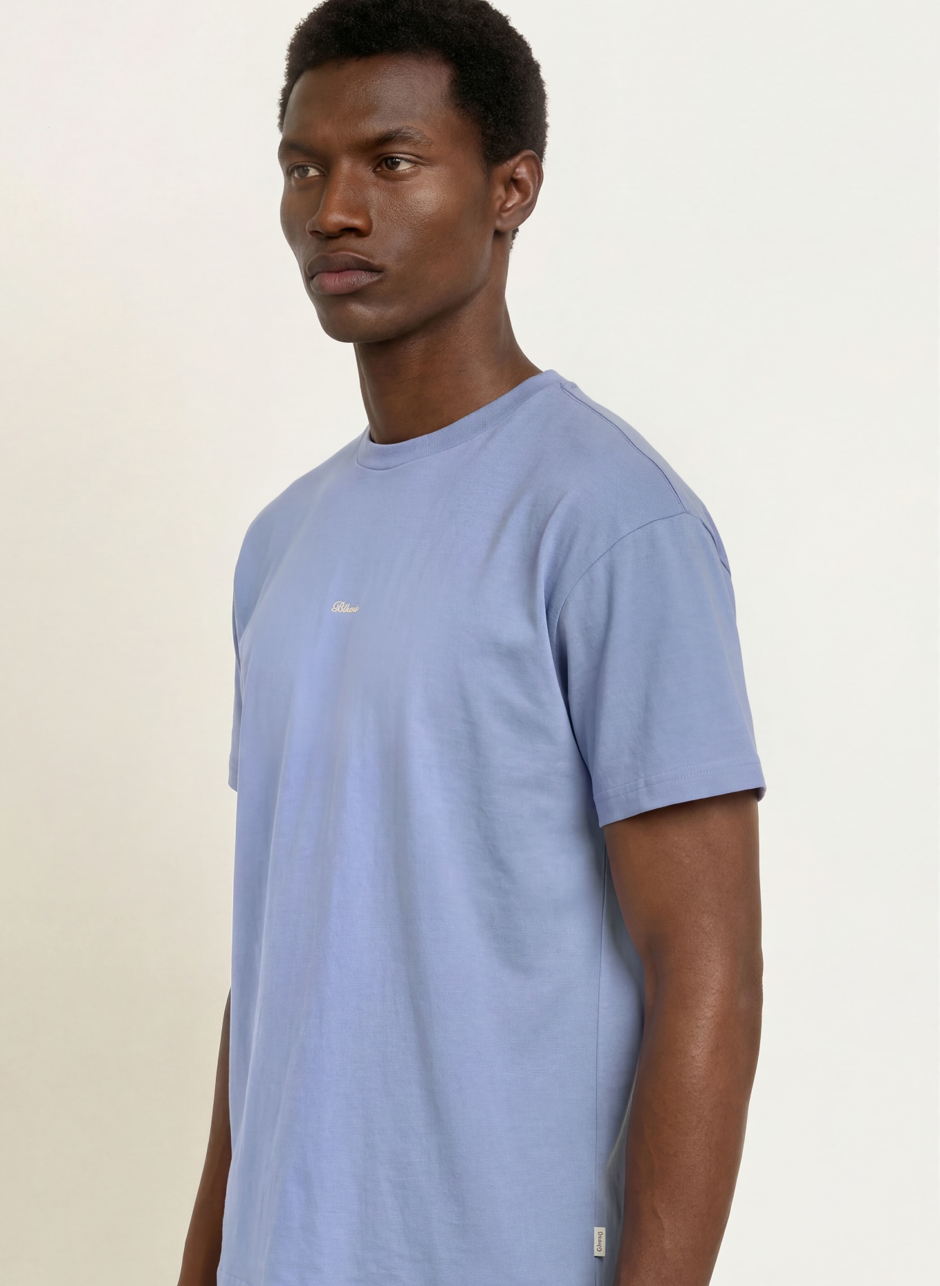 BLKVIS T-shirt SCRIPT: BLAUW