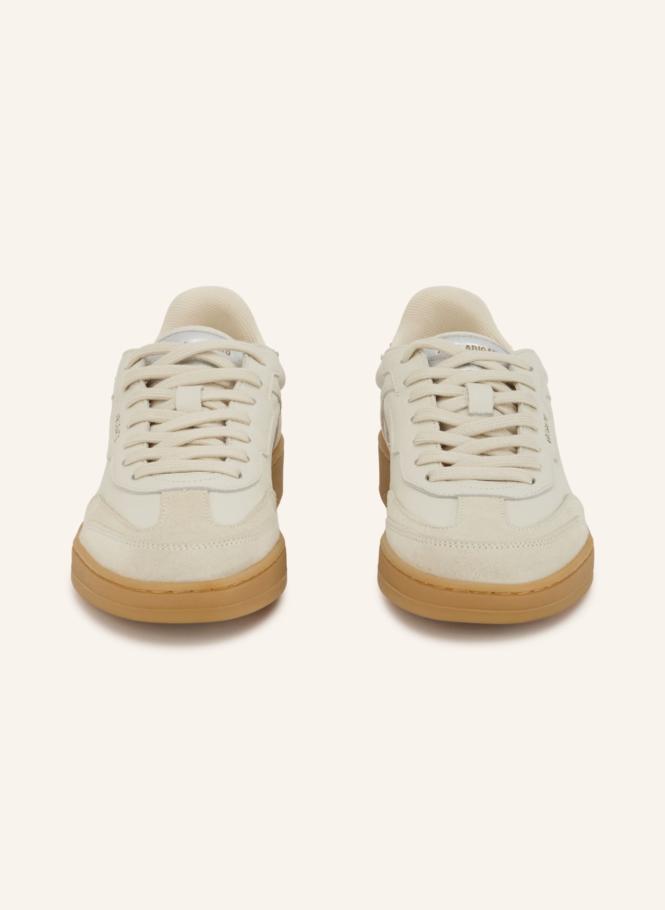 AXEL ARIGATO Sneakersy DICE T-TOE: KRÉMOVÁ / STŘÍBRNÁ