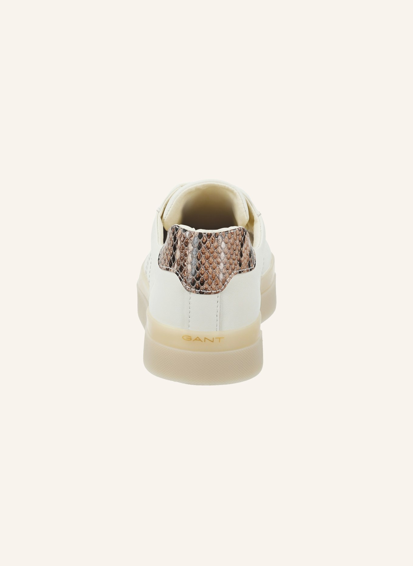 GANT Sneakersy AVONA: BÍLÁ / HNĚDÁ / BÉŽOVÁ