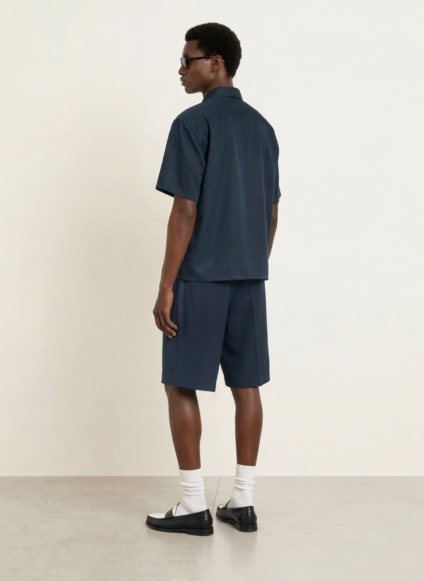 BLKVIS Short: DONKERBLAUW