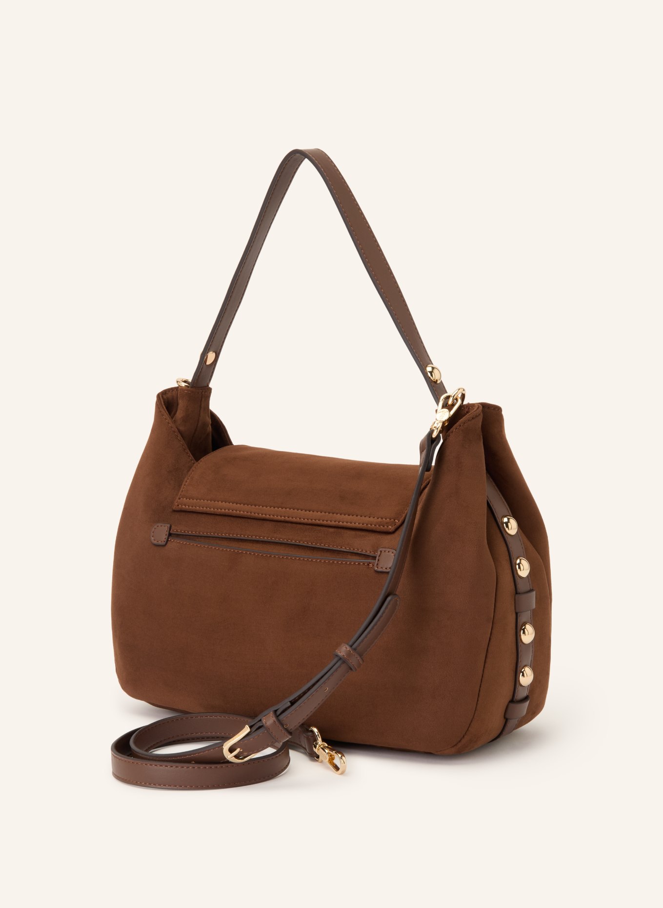 LIU JO Shoulder bag: BROWN / GOLD