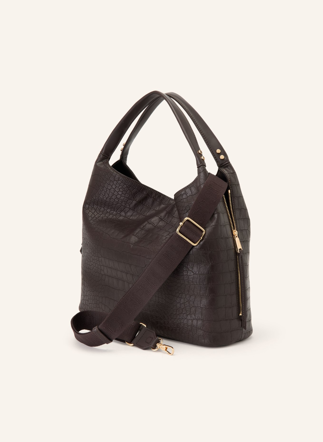 LIU JO Shoppers: DARK BROWN / GOLD