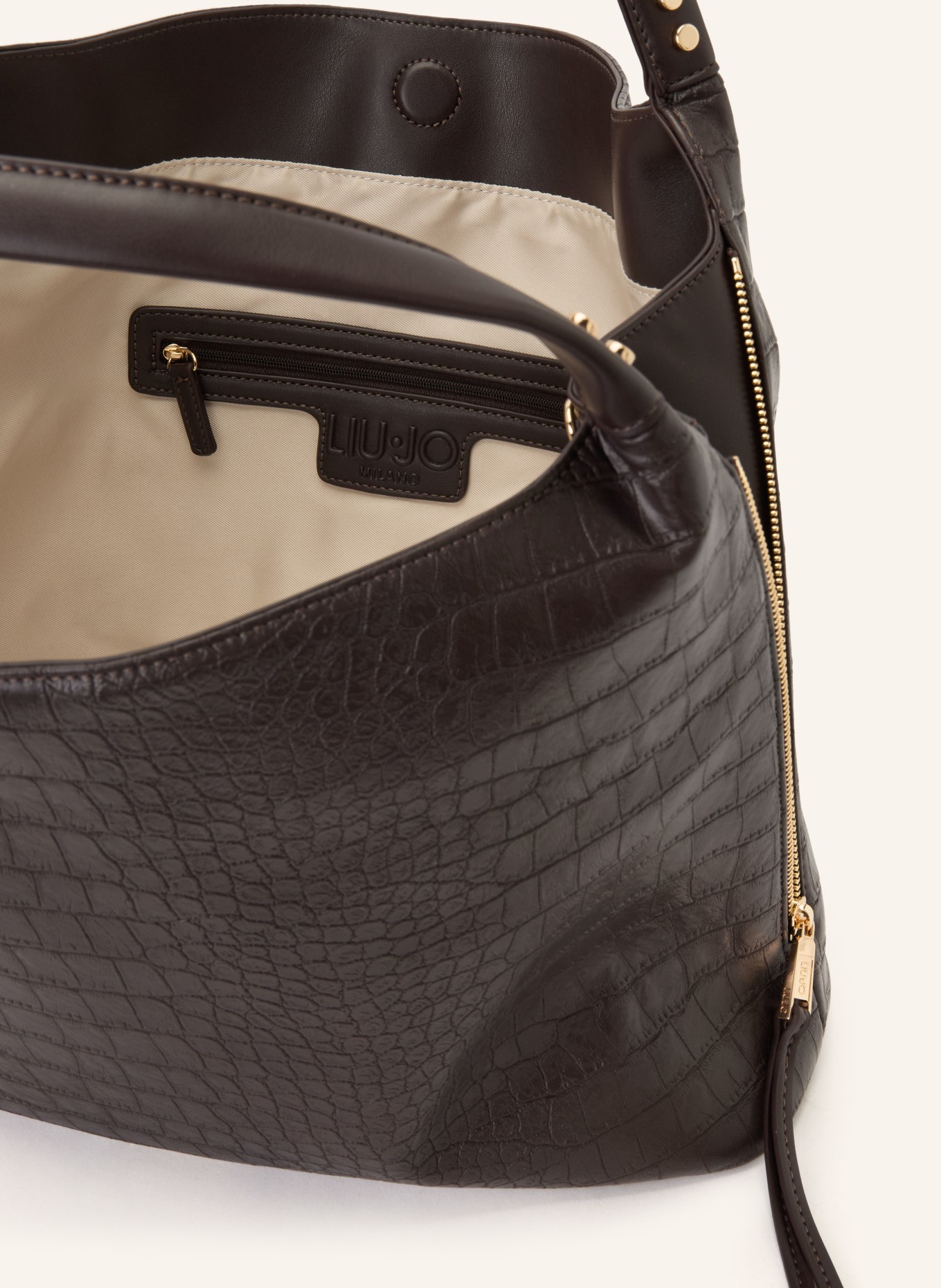 LIU JO Shoppers: DARK BROWN / GOLD
