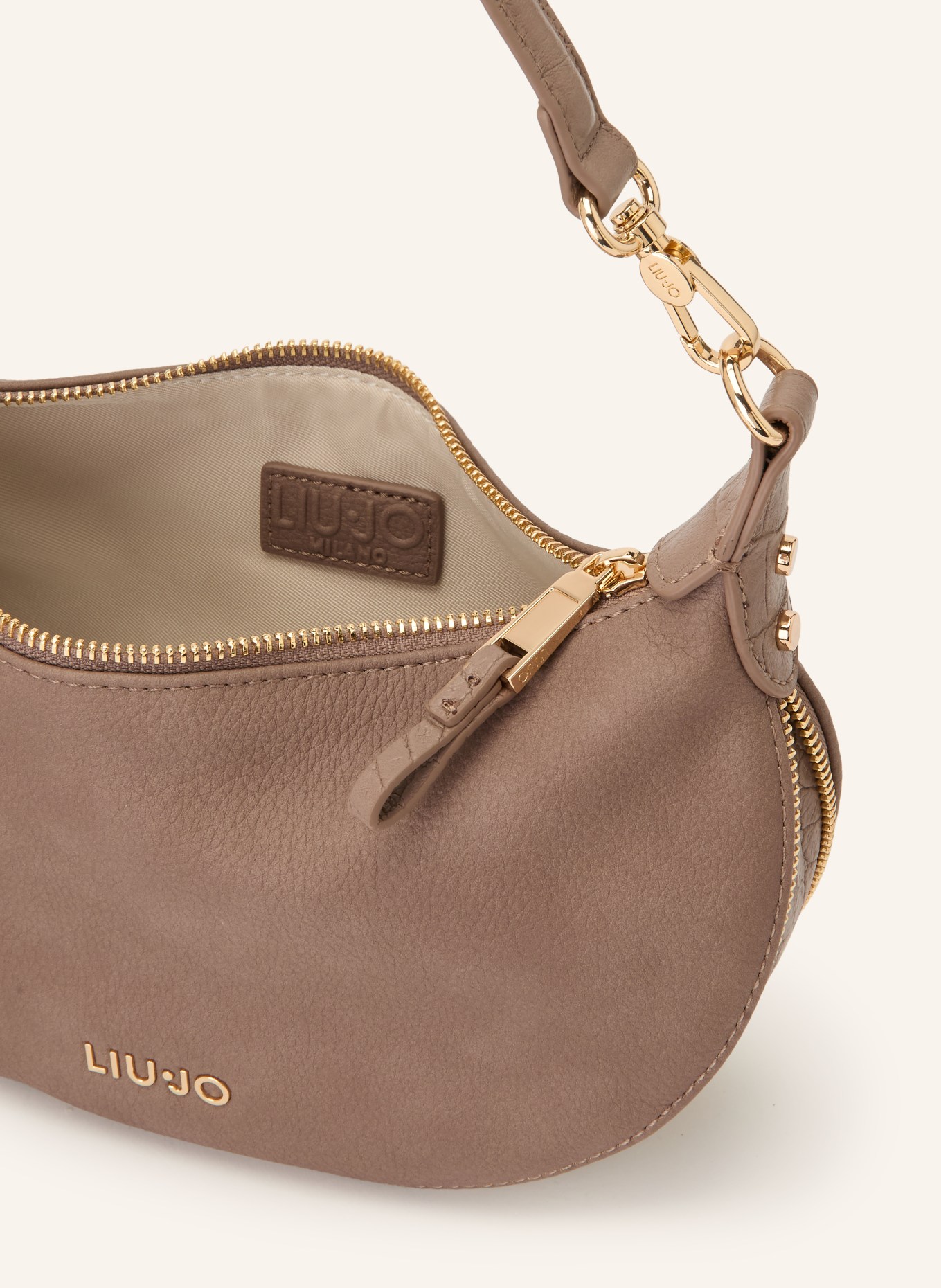 LIU JO Shoulder bag: TAUPE / GOLD