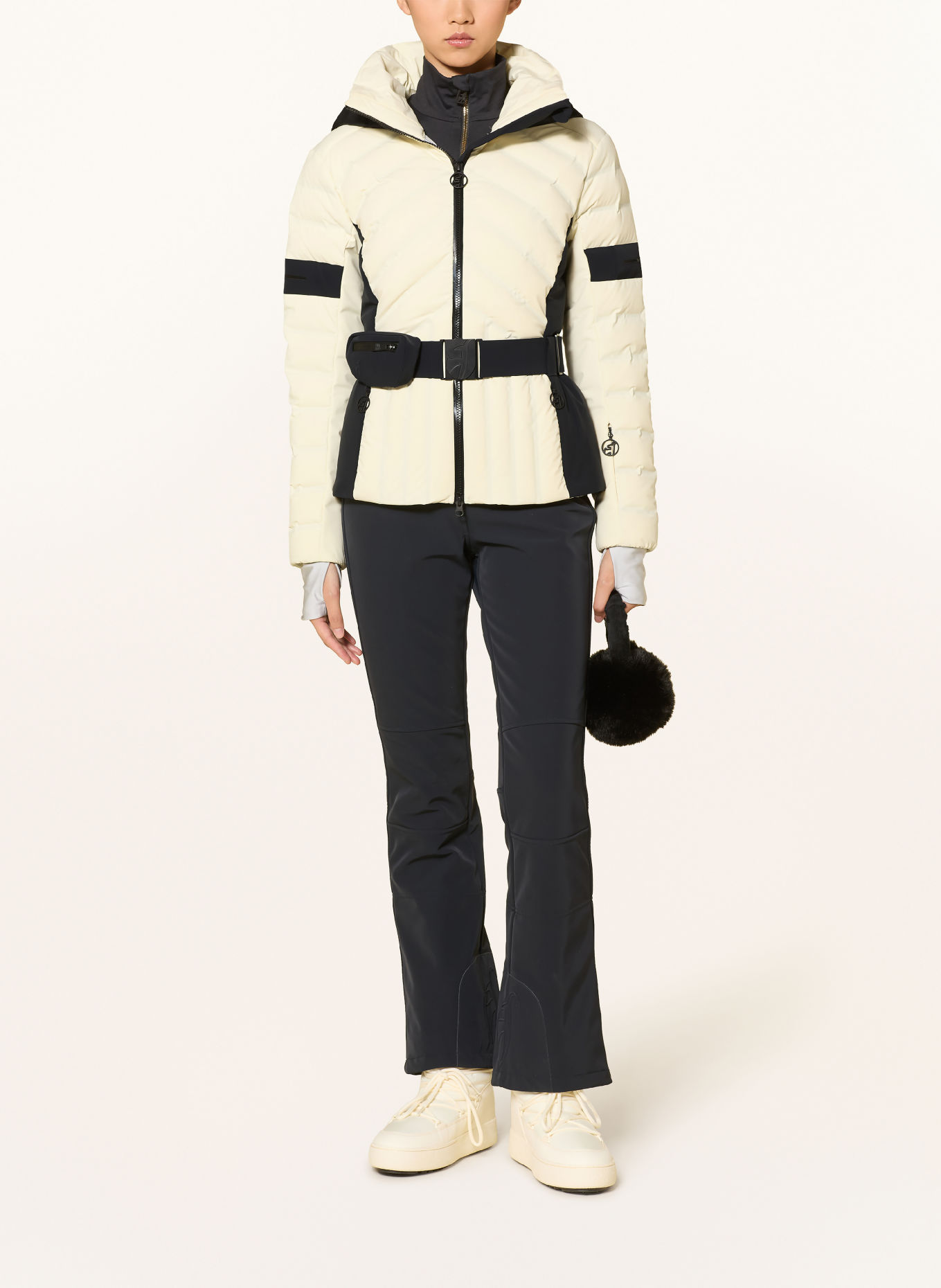 toni sailer Skijacke EMMY: CREME / SCHWARZ