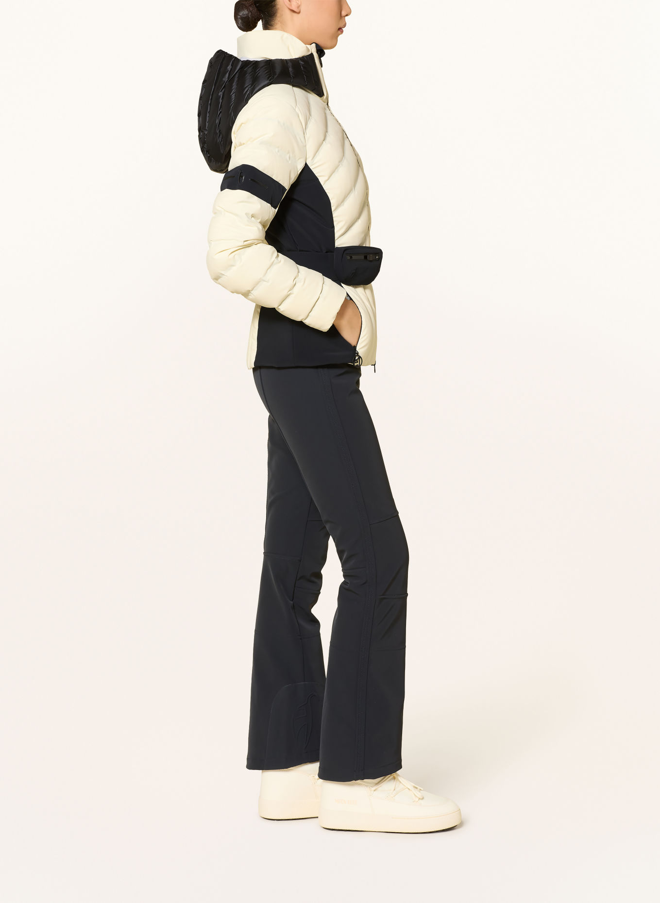toni sailer Skijacke EMMY: CREME / SCHWARZ