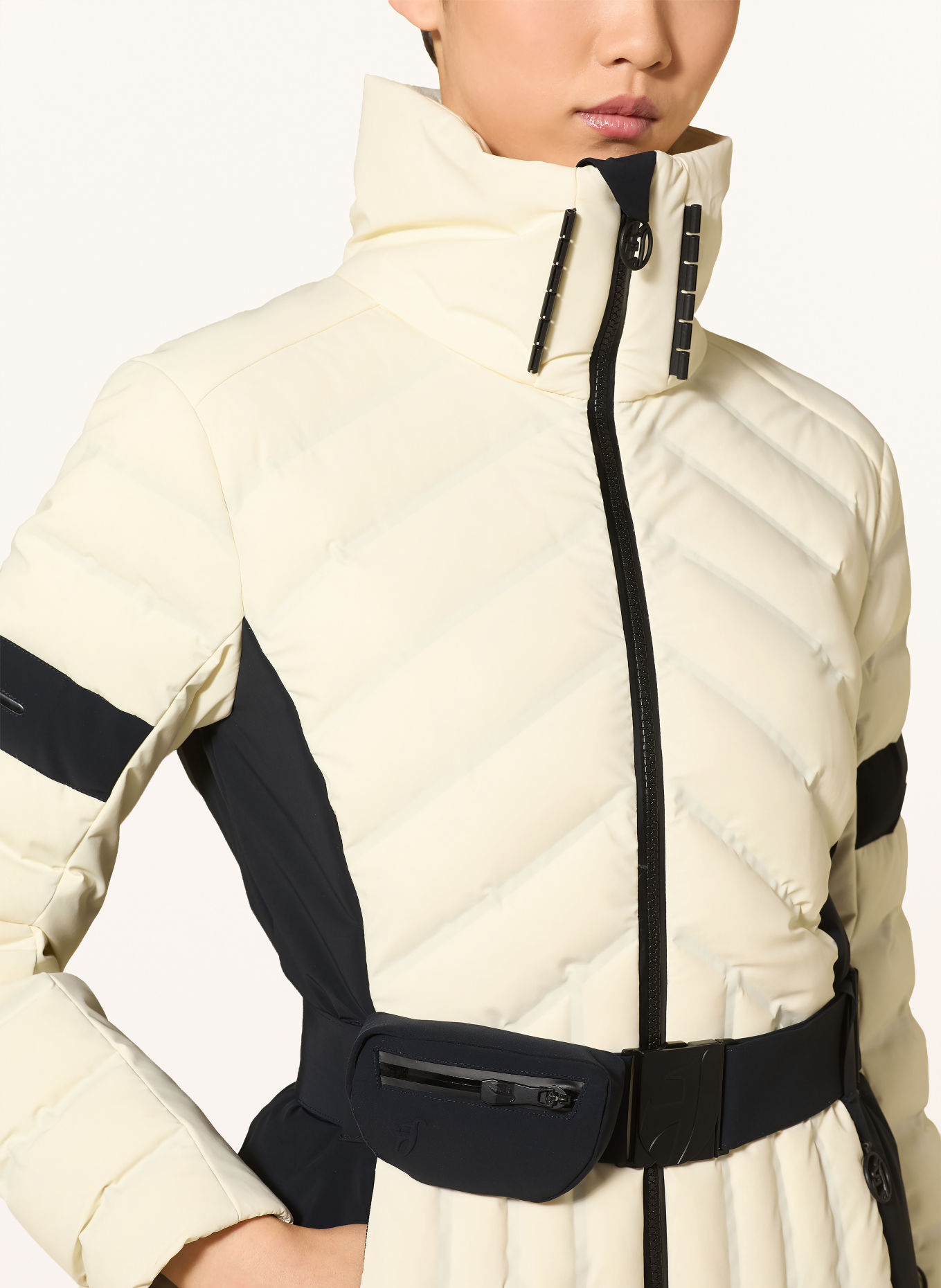 toni sailer Skijacke EMMY: CREME / SCHWARZ