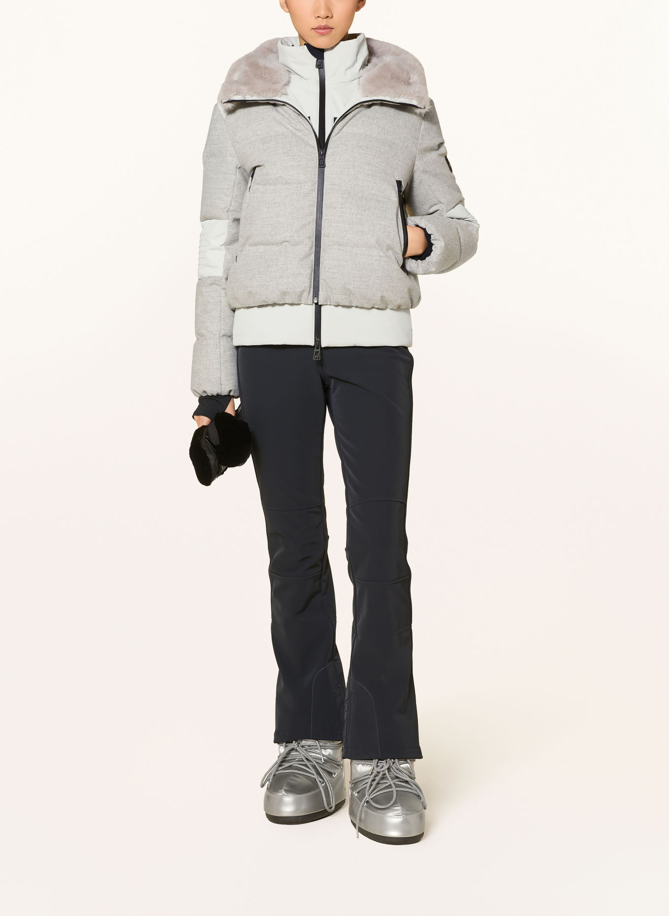 toni sailer Skijacke SASHA WOOL: GRAU