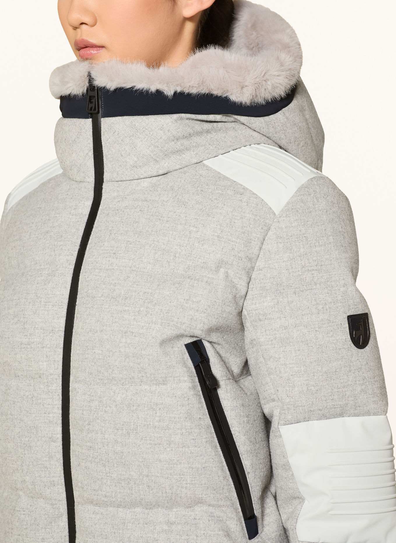 toni sailer Skijacke SASHA WOOL: GRAU