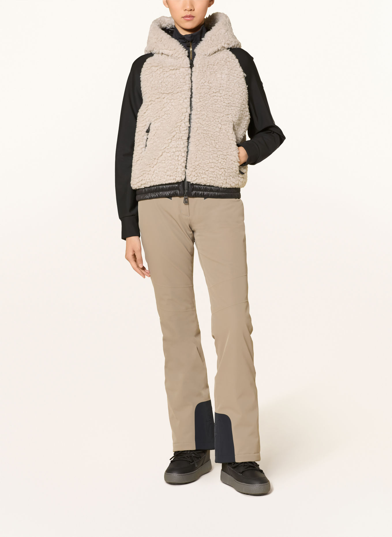 toni sailer Hybrid-Jacke HEDDA: BEIGE / SCHWARZ