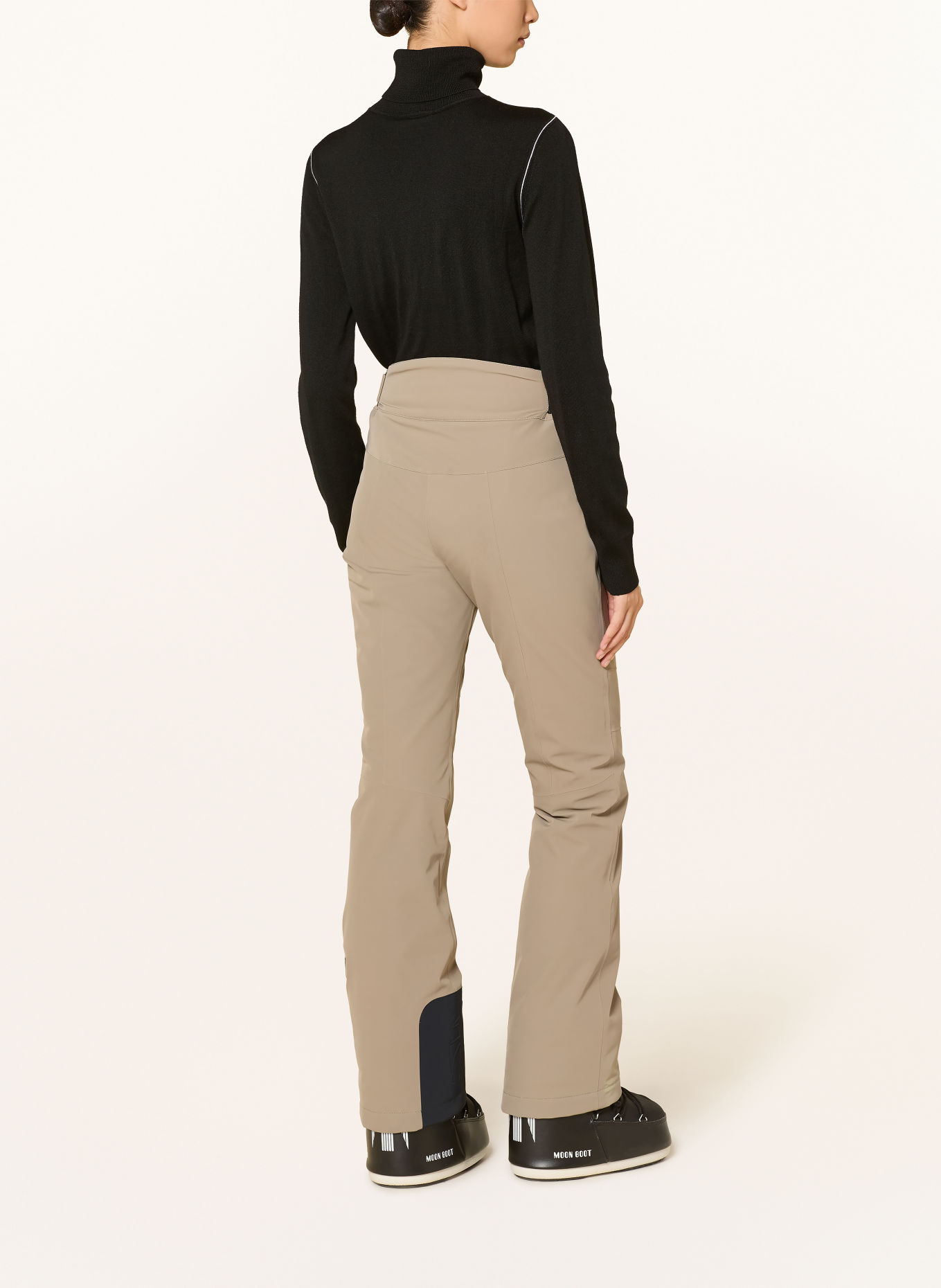 toni sailer Rollkragenpullover JENNA aus Merinowolle: SCHWARZ / WEISS