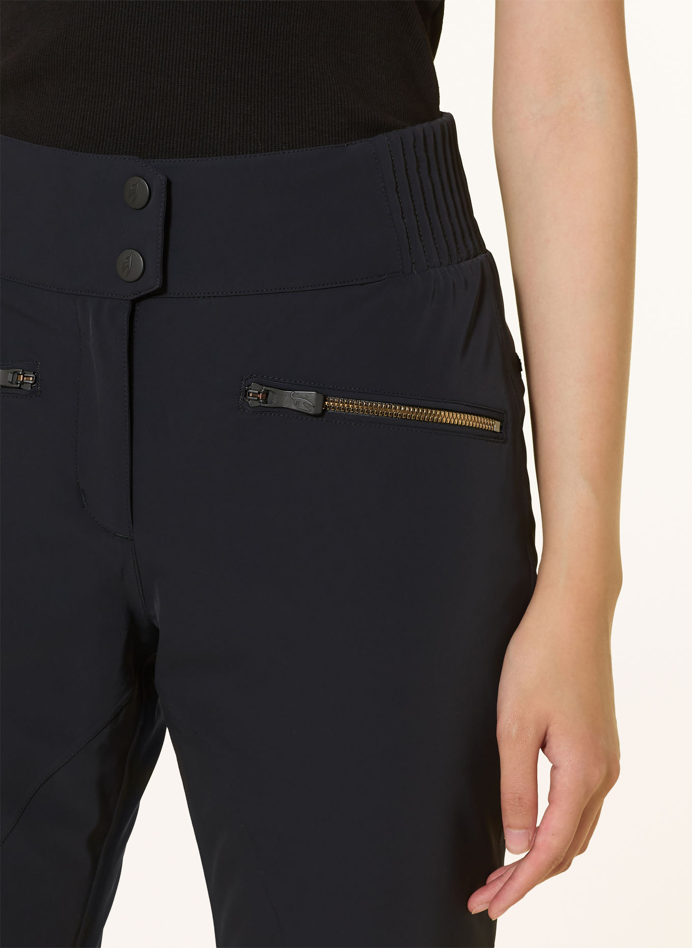 toni sailer Skihose ALLA GOLD: SCHWARZ