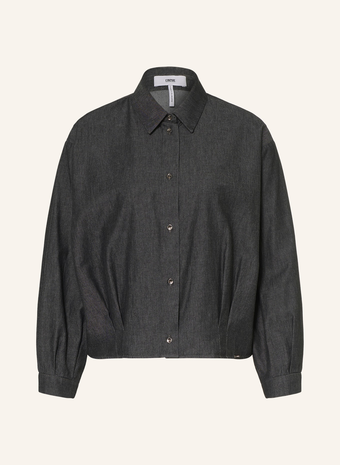 CINQUE Jeansbluse CITERNO: DUNKELGRAU