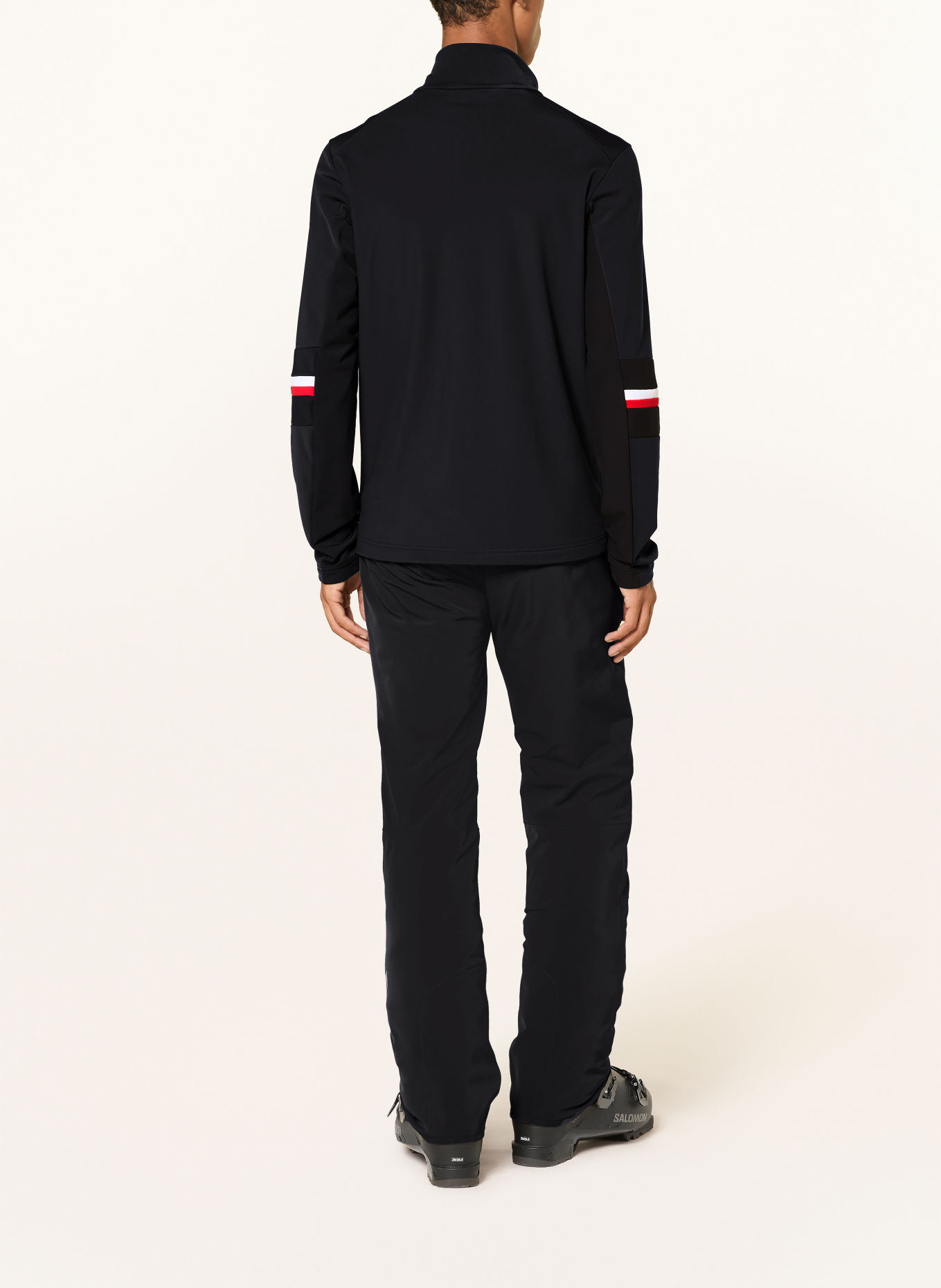 toni sailer Veste de couche intermédiaire TIMO: BLEU FONCÉ / ROUGE / NOIR