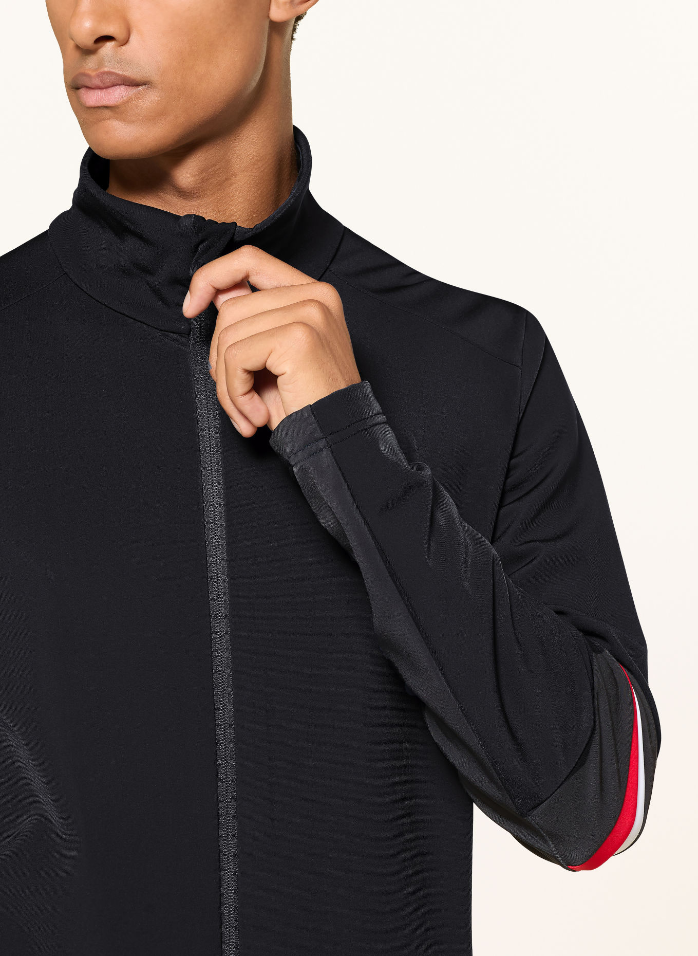 toni sailer Veste de couche intermédiaire TIMO: BLEU FONCÉ / ROUGE / NOIR