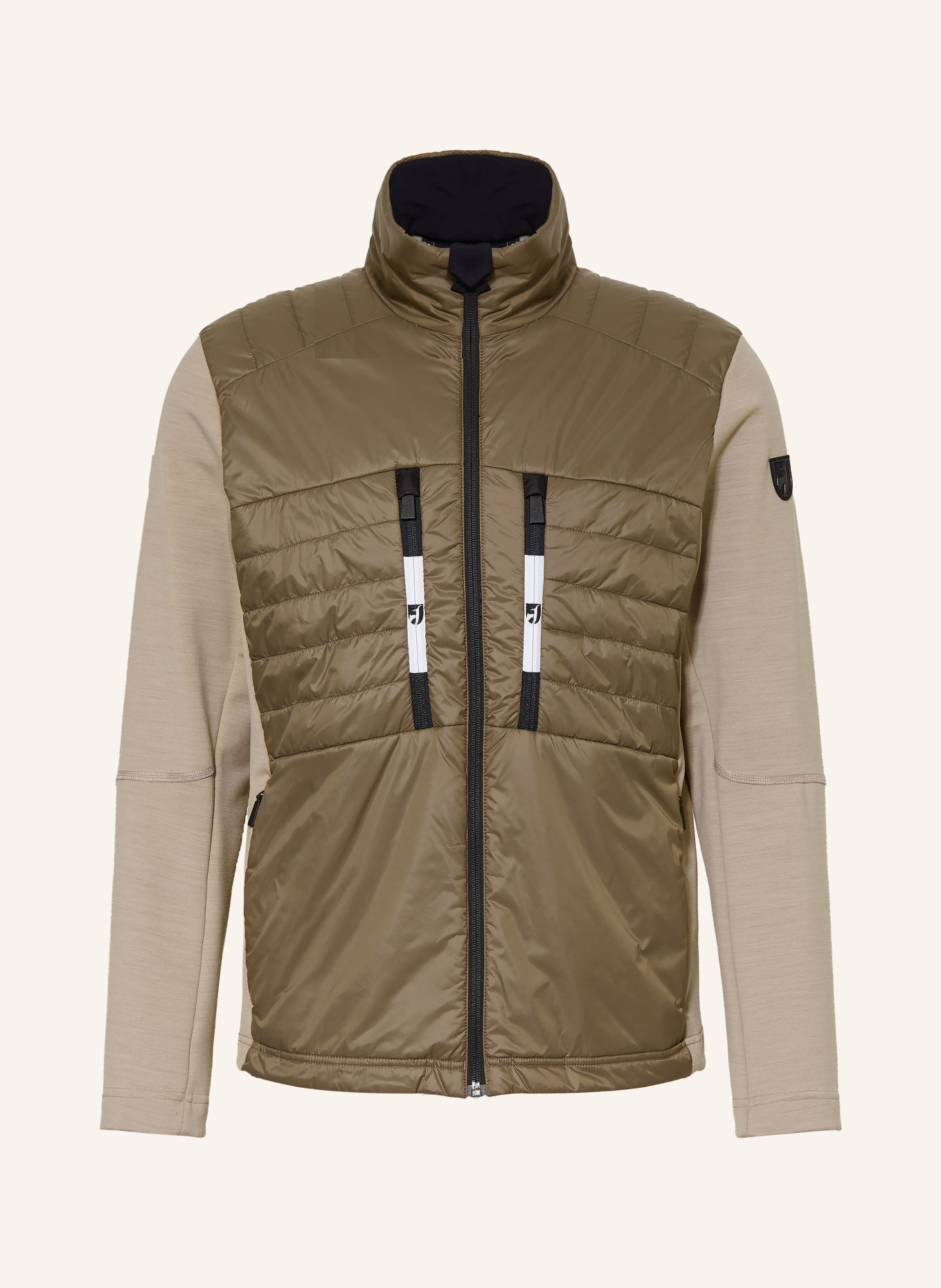 toni sailer Veste de couche intermédiaire MARIO WOOL: BEIGE / GRIS / NOIR