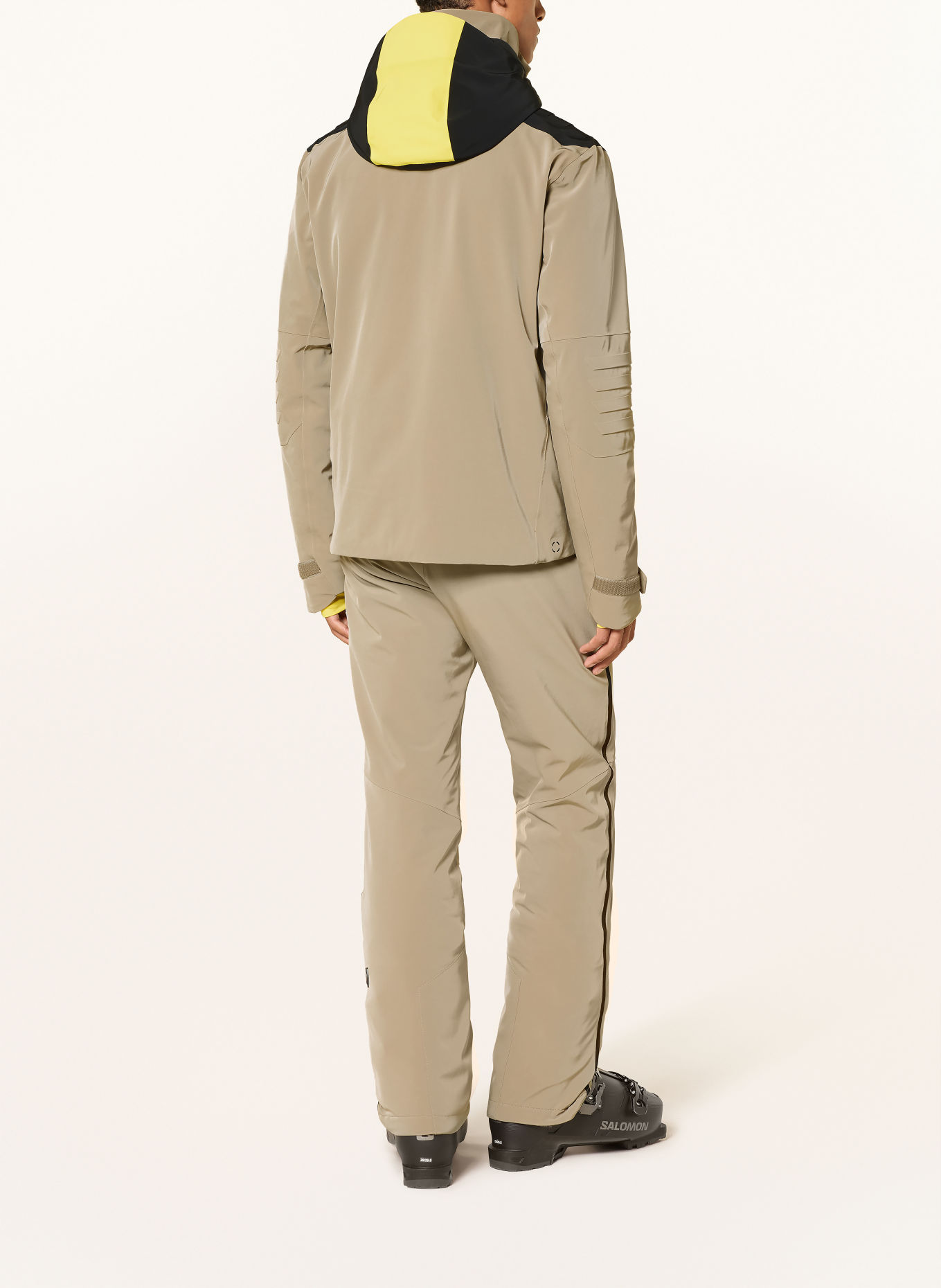 toni sailer Veste de ski EMIL: GRIS / JAUNE FLUO / NOIR