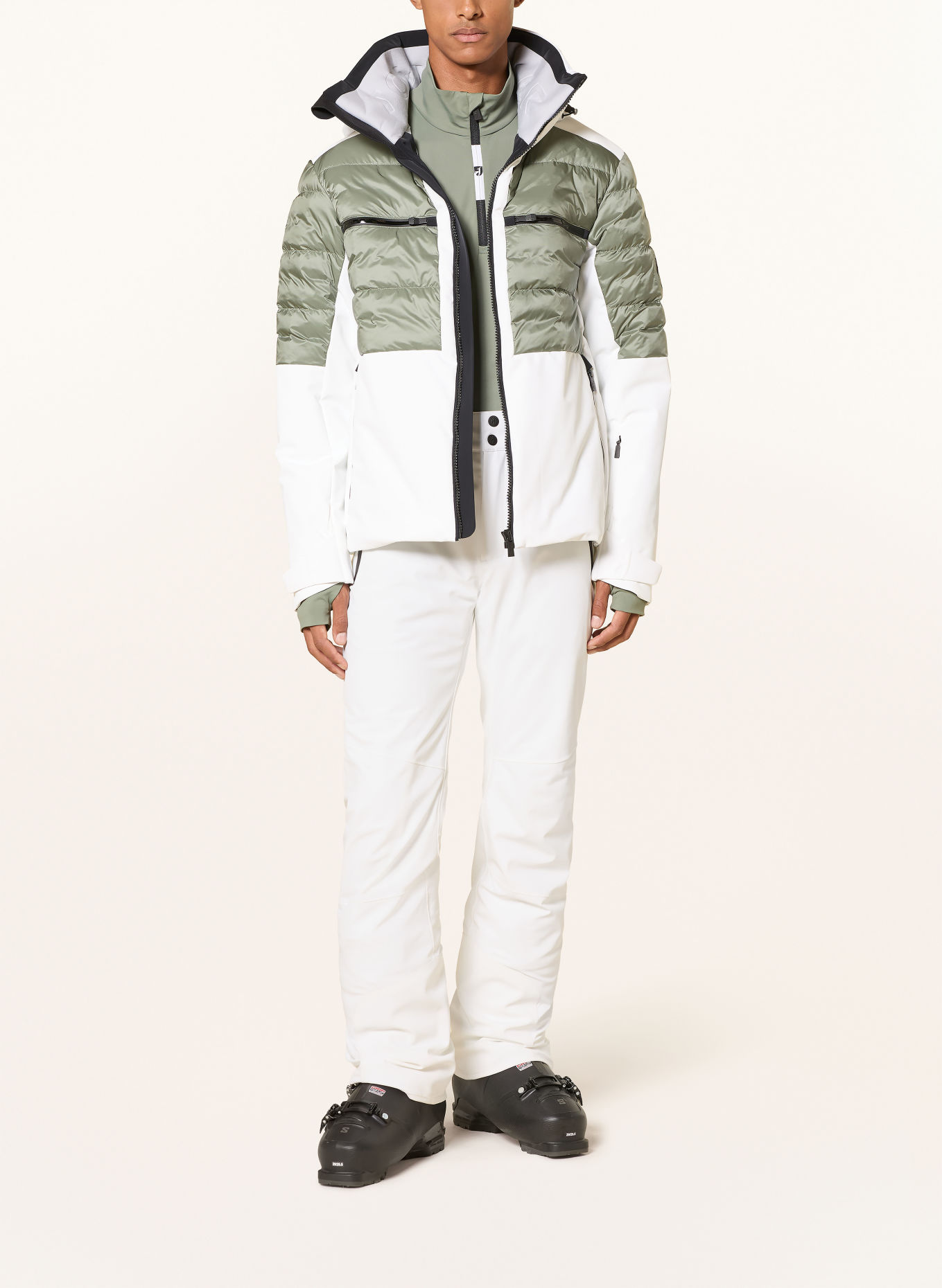 toni sailer Skihose WILL: WEISS / SCHWARZ