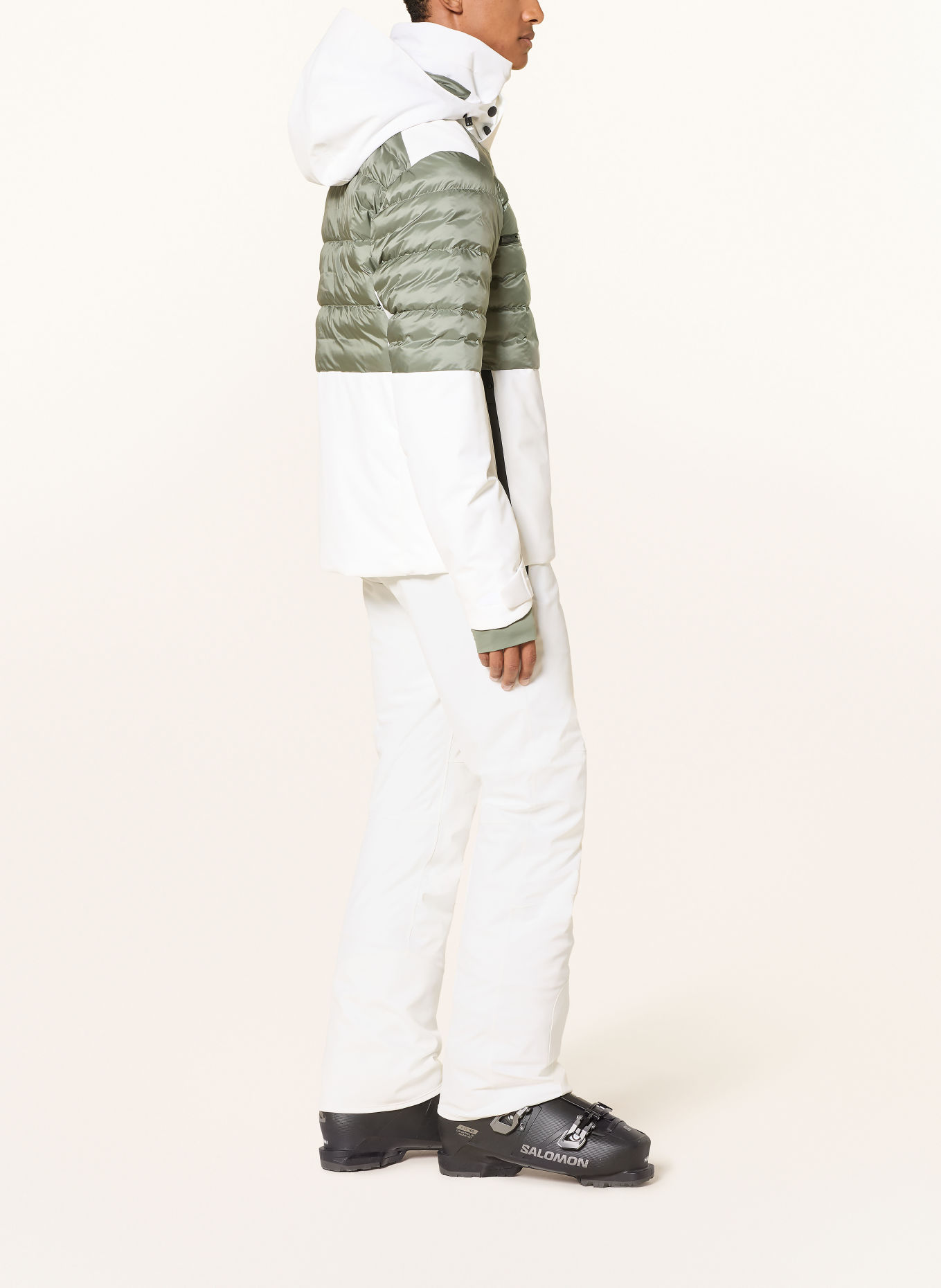 toni sailer Skihose WILL: WEISS / SCHWARZ