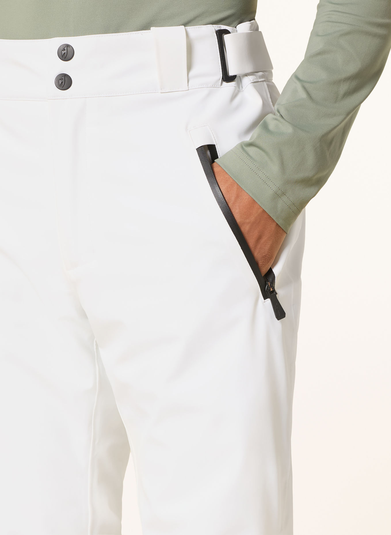 toni sailer Skihose WILL: WEISS / SCHWARZ