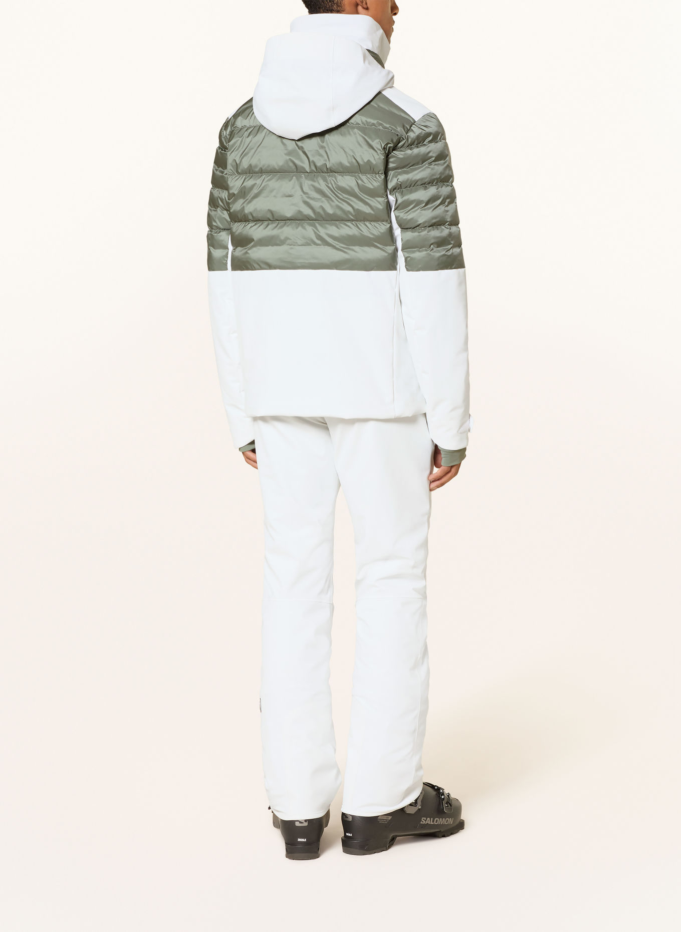 toni sailer Veste de ski OWEN: BLANC / VERT / NOIR