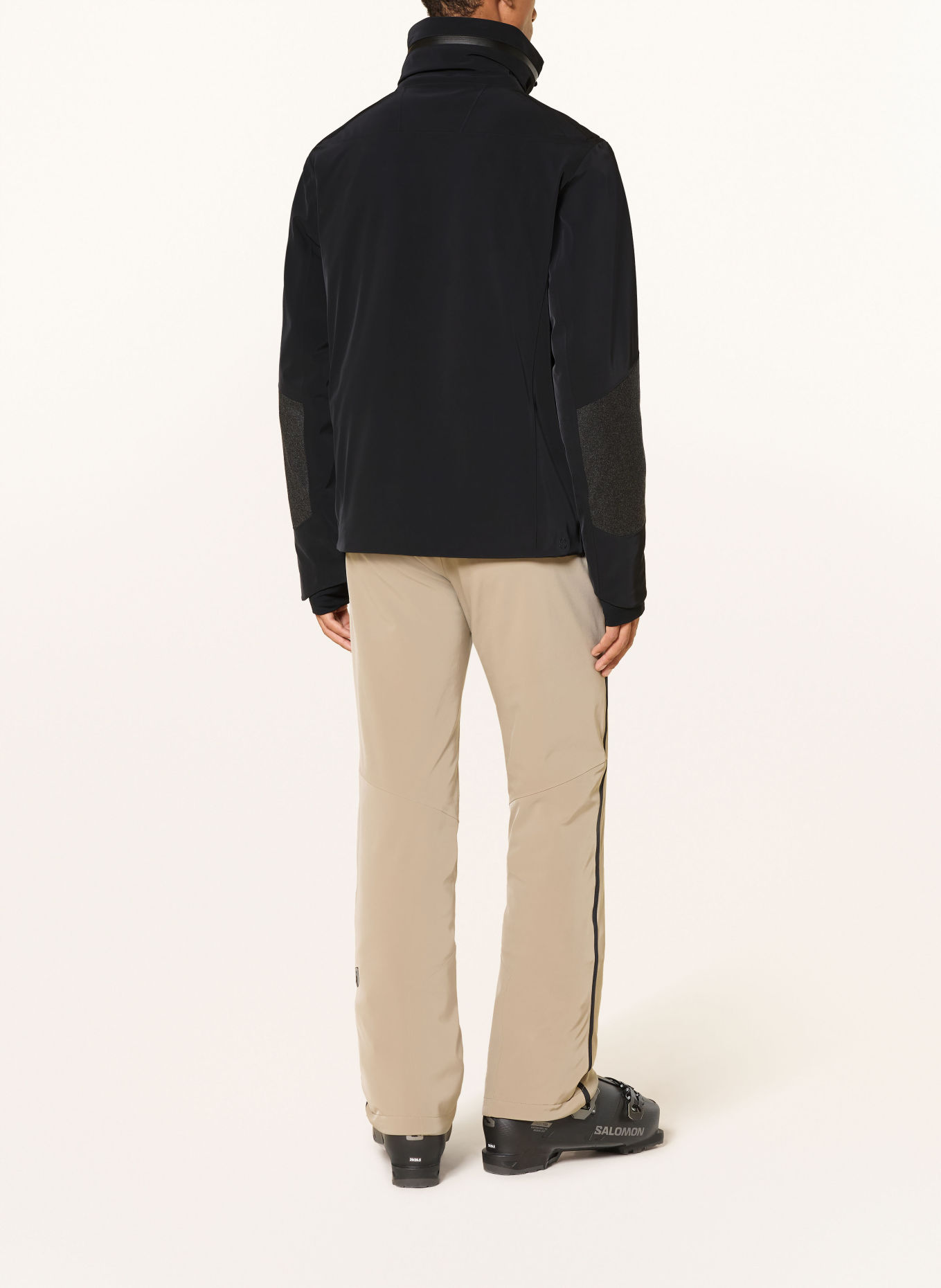 toni sailer Veste de ski en duvet LENNARD: NOIR / GRIS FONCÉ