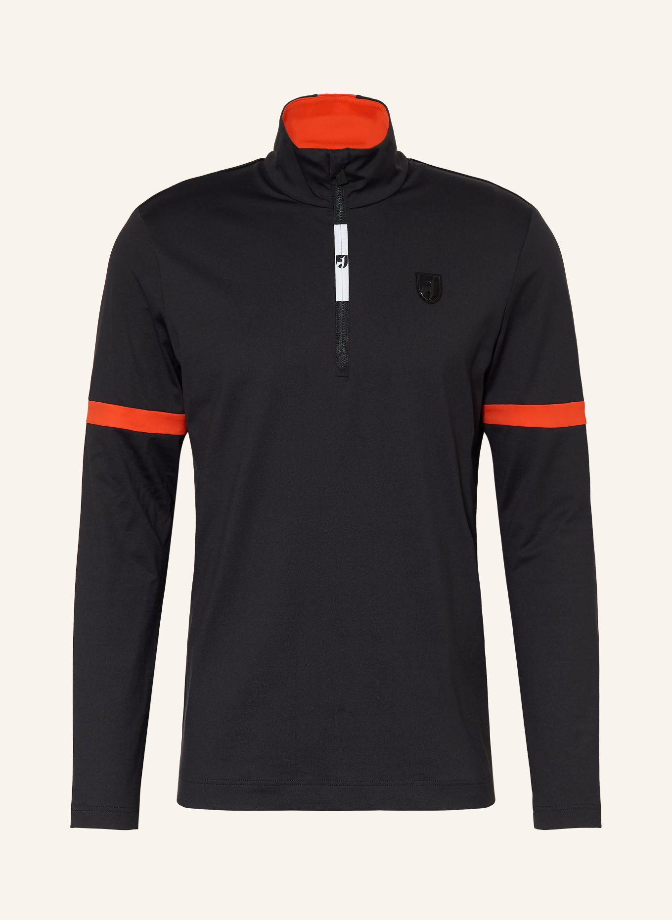 toni sailer Midlayer BARNEY: SCHWARZ / NEONORANGE