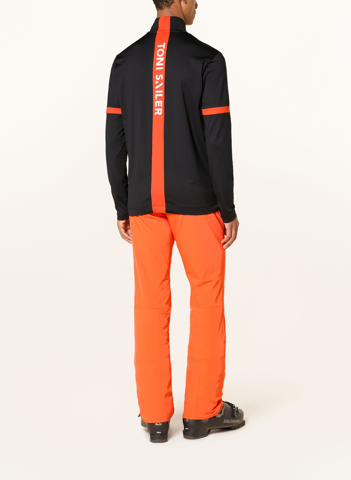 toni sailer Midlayer BARNEY: SCHWARZ / NEONORANGE