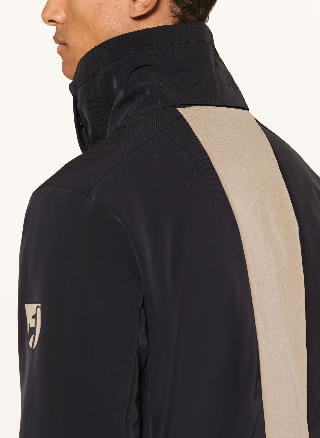 toni sailer Veste de ski KARL: NOIR / BEIGE