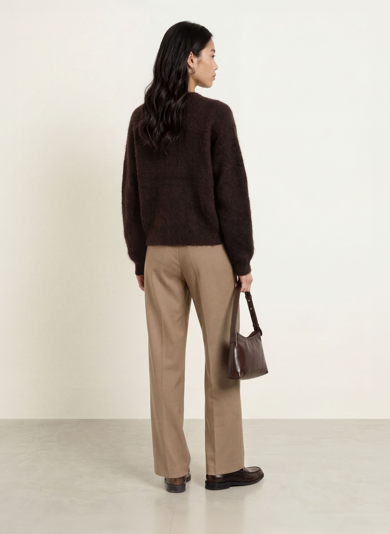 GESTUZ Wide-leg trousers GZPAULA: TAUPE