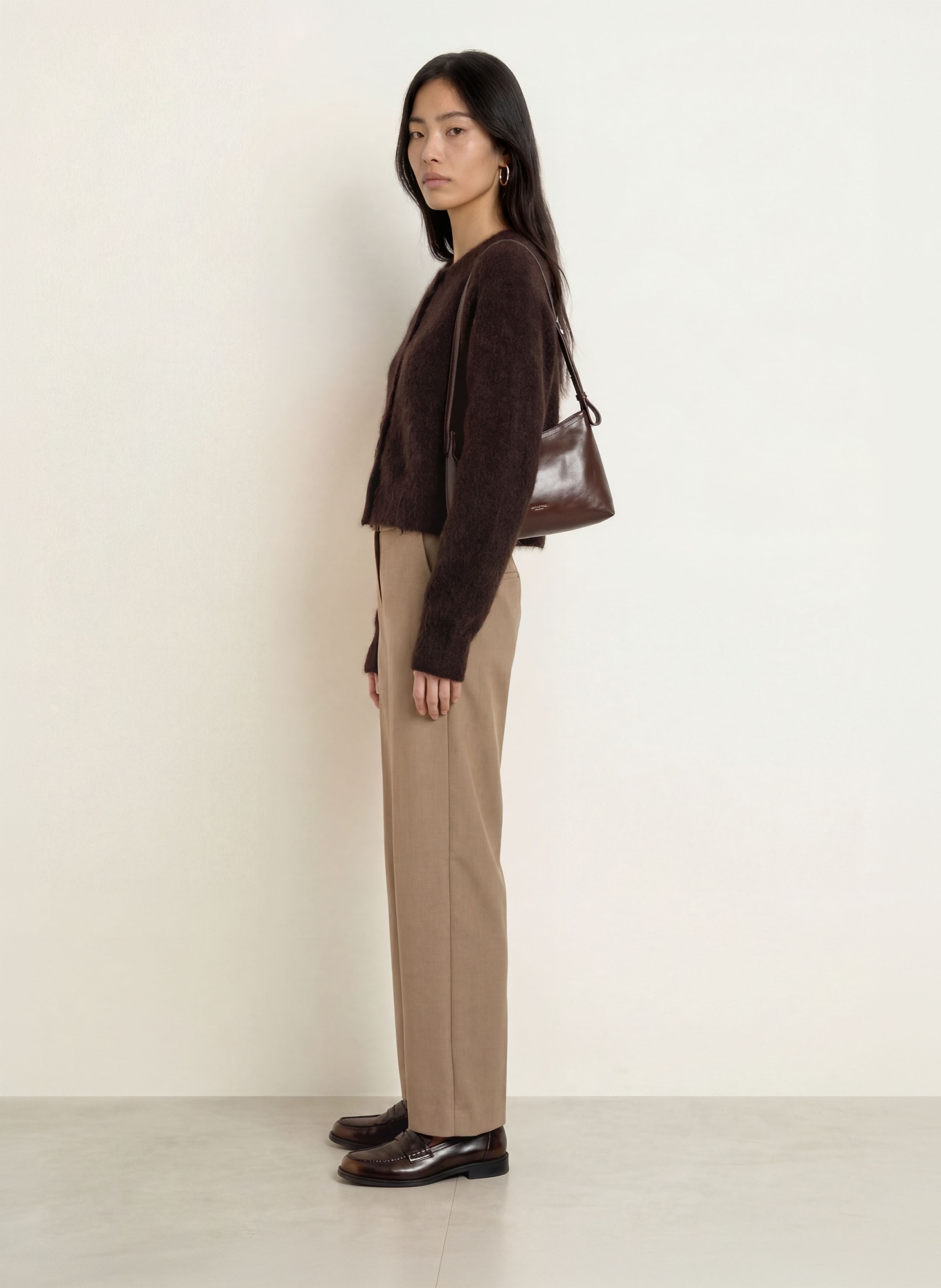 GESTUZ Wide-leg trousers GZPAULA: TAUPE
