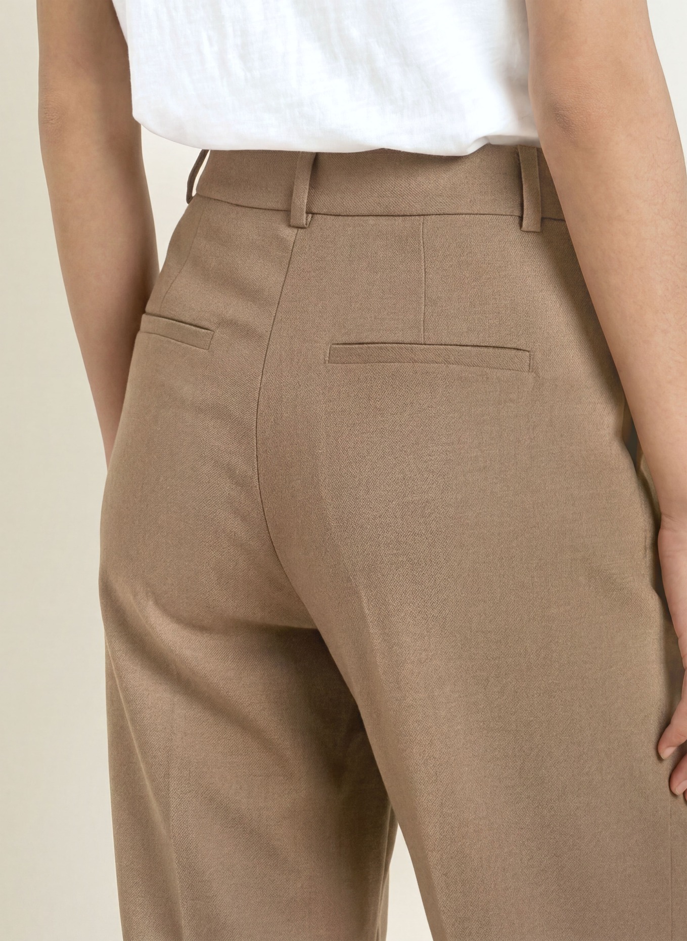 GESTUZ Wide-leg trousers GZPAULA: TAUPE