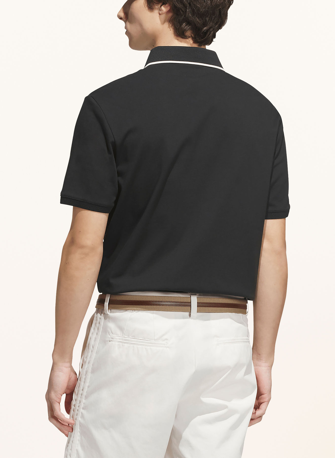 adidas Originals Piqué-poloshirt ORIGINALS TWISTKNIT TREFOIL Regular Fit: ZWART / WIT