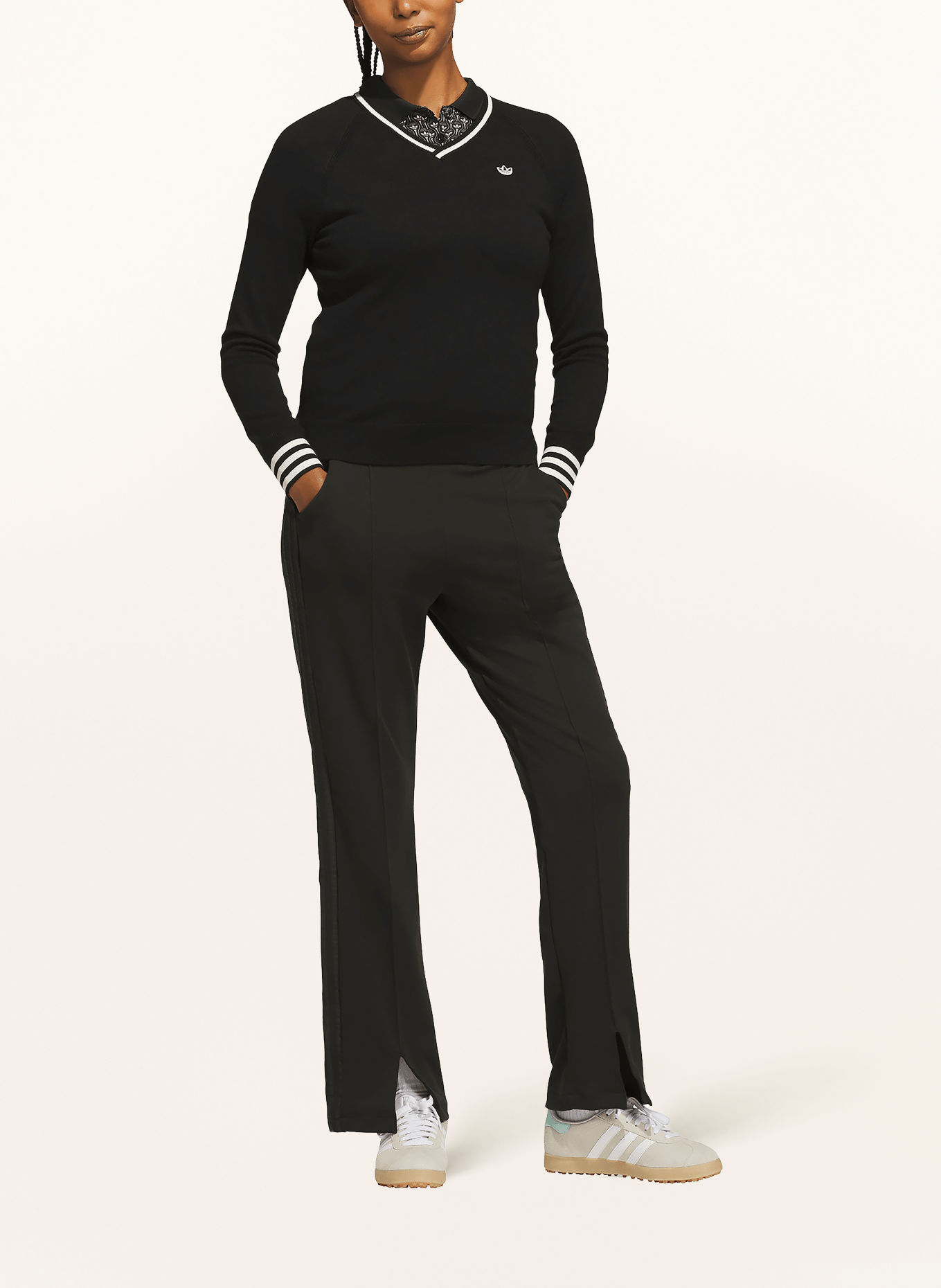 adidas Originals ORIGINALS Sweaters: BLACK / WHITE