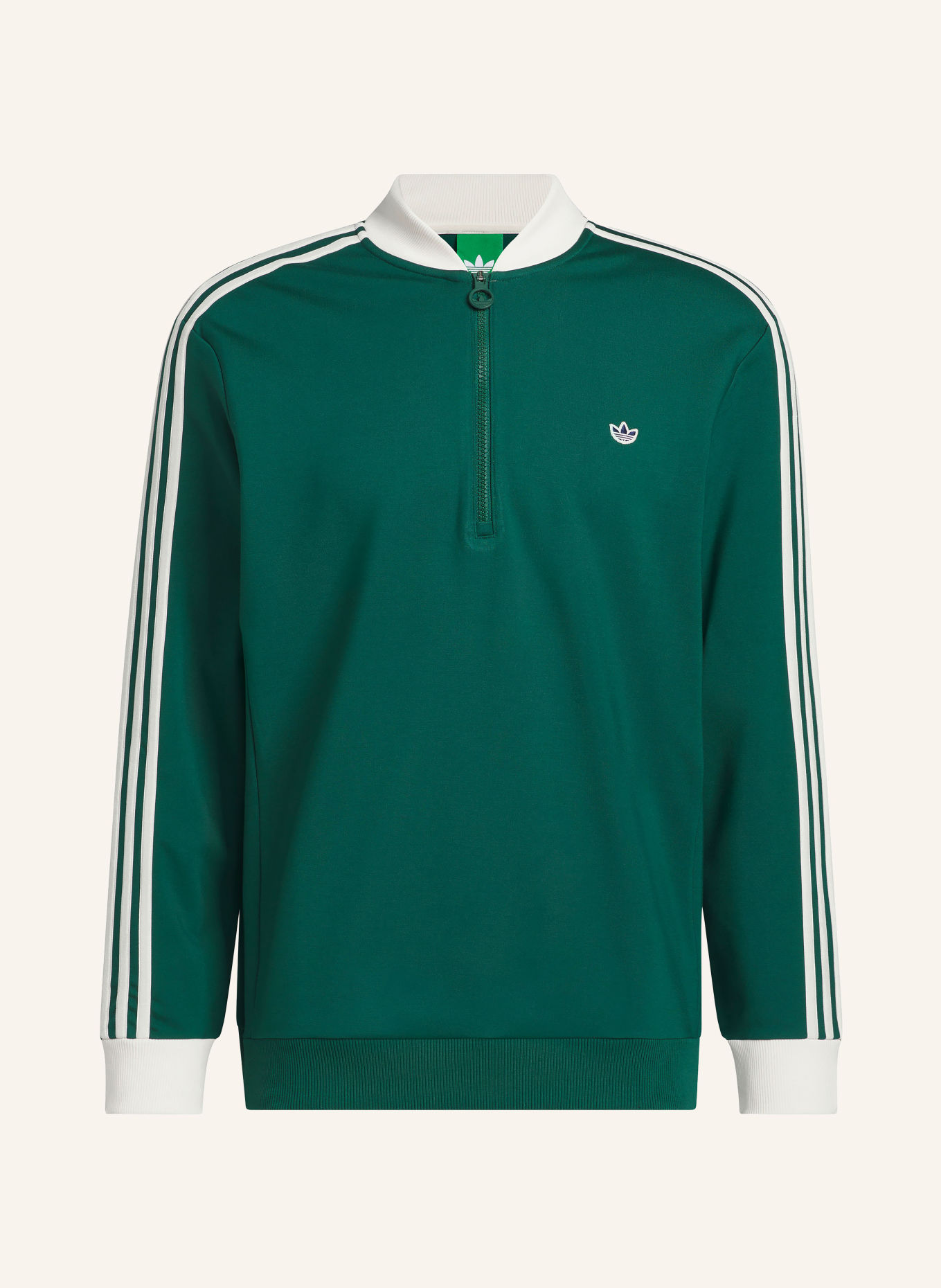 adidas Originals Sweatshirt ORIGINALS 3 bandes: GROEN / BLANC