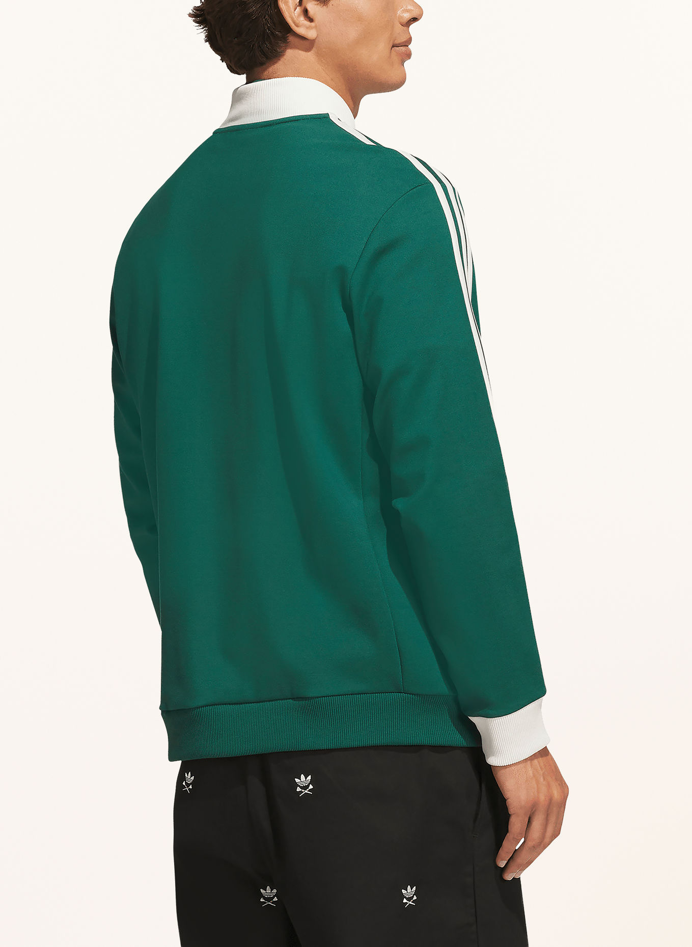 adidas Originals Sweatshirt ORIGINALS 3 bandes: GROEN / BLANC