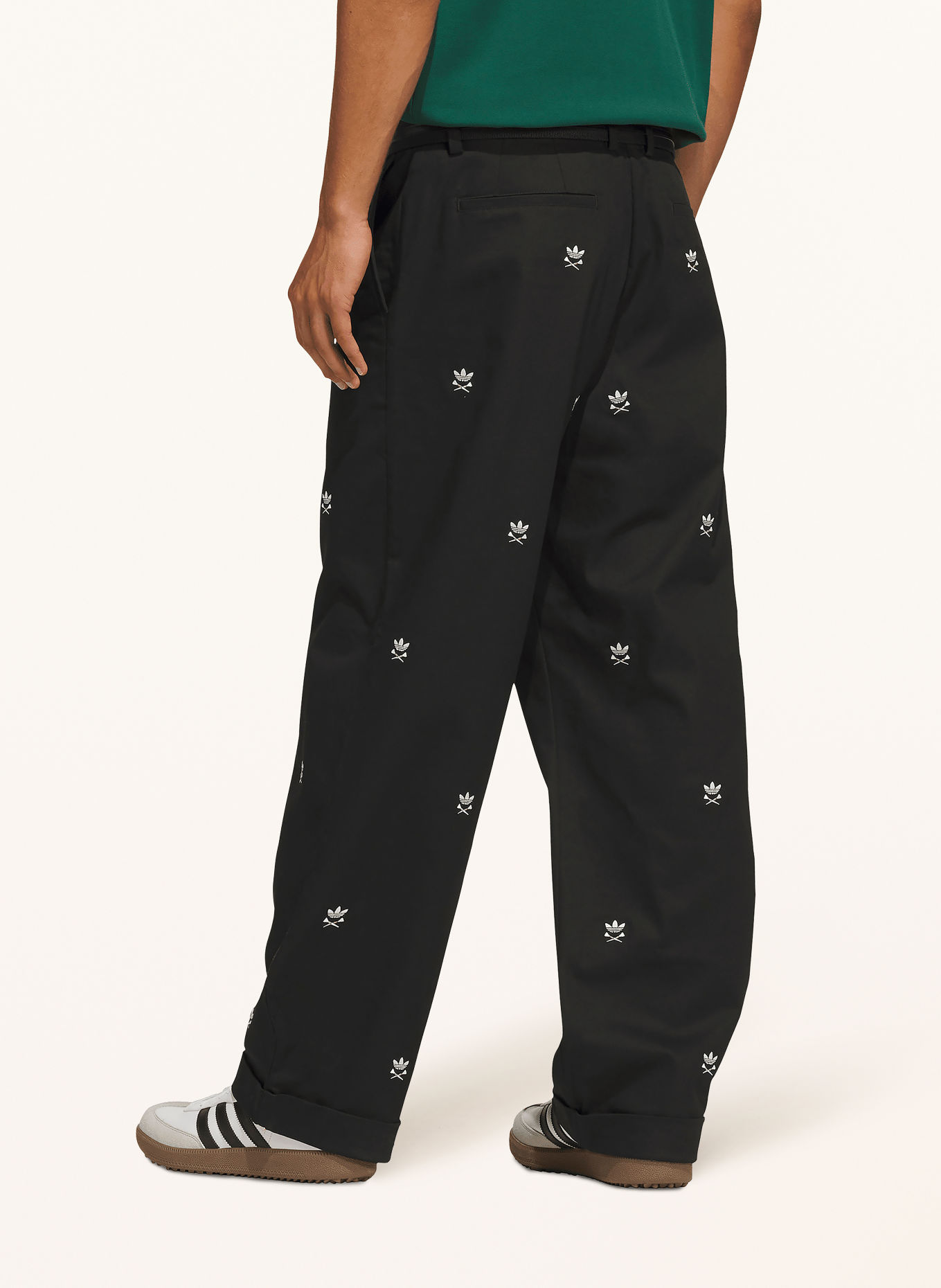 adidas Originals Golfhose ORIGINALS Loose Fit: SCHWARZ / GRÜN / WEISS