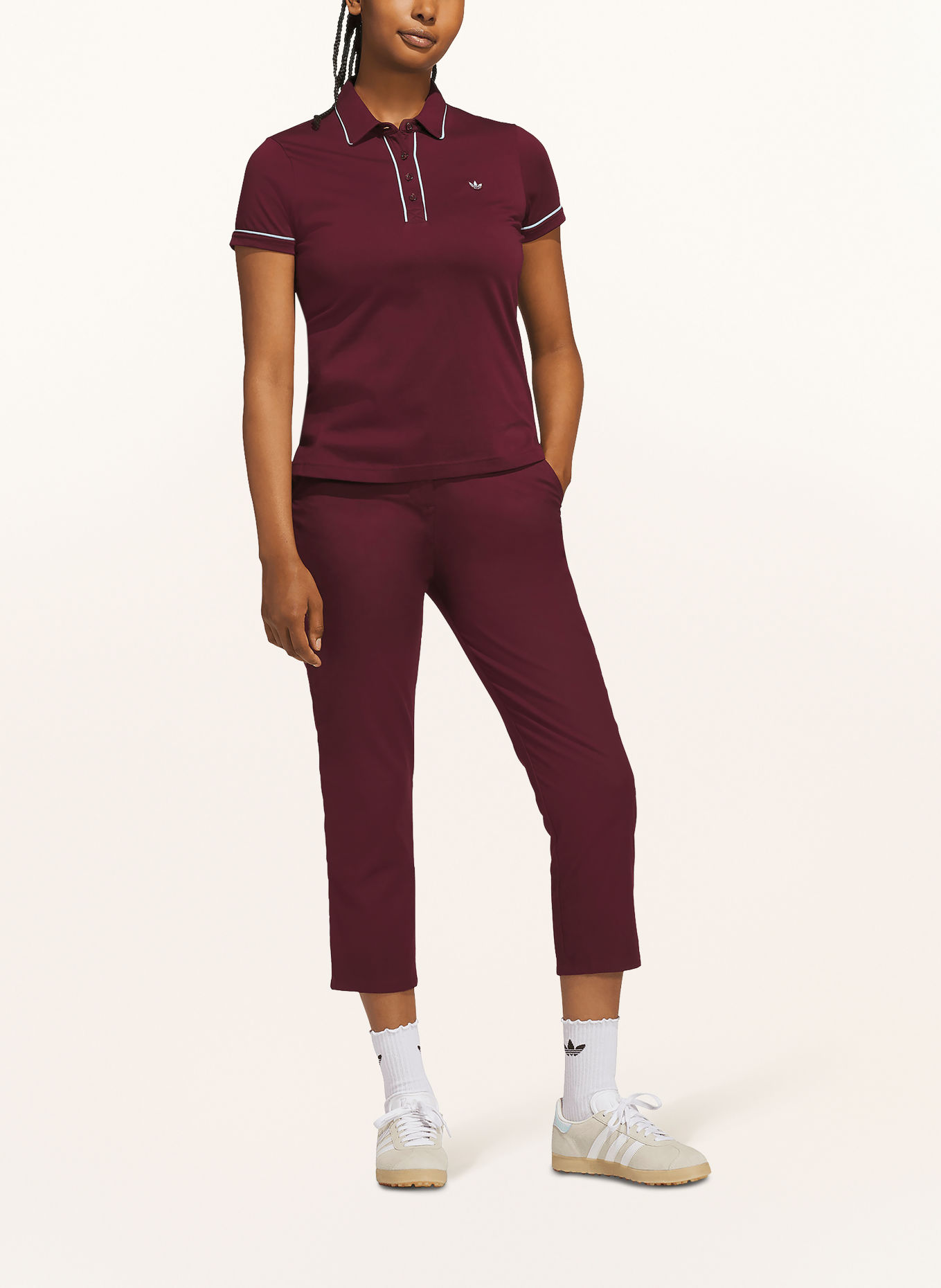 adidas Originals 7/8-length golf pants ORIGINALS: DARK RED