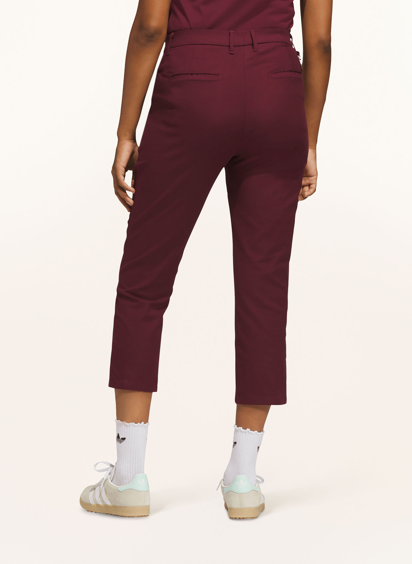 adidas Originals 7/8-length golf pants ORIGINALS: DARK RED