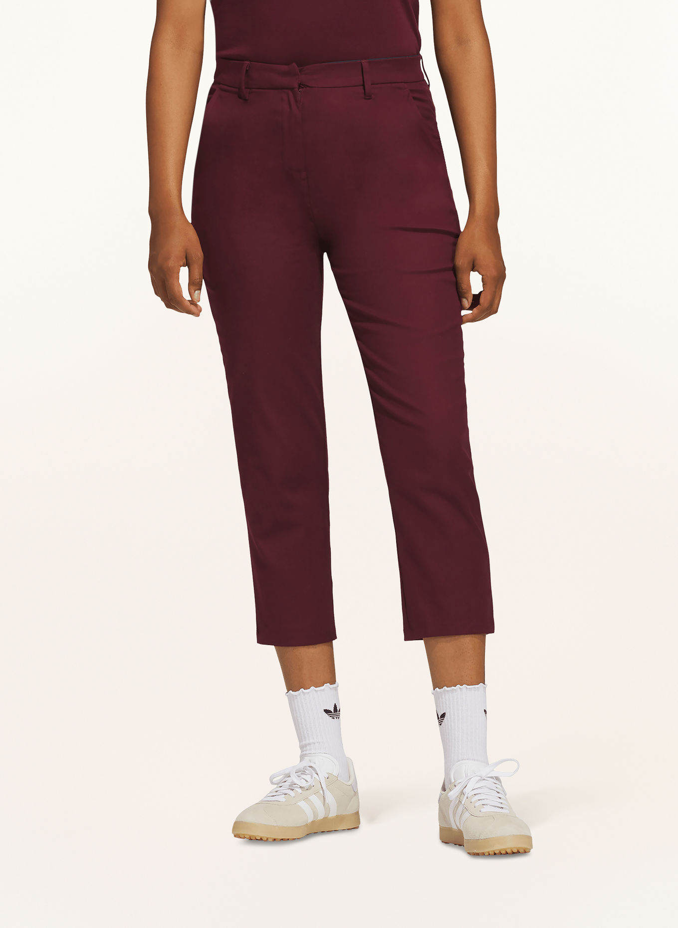 adidas Originals 7/8-length golf pants ORIGINALS: DARK RED