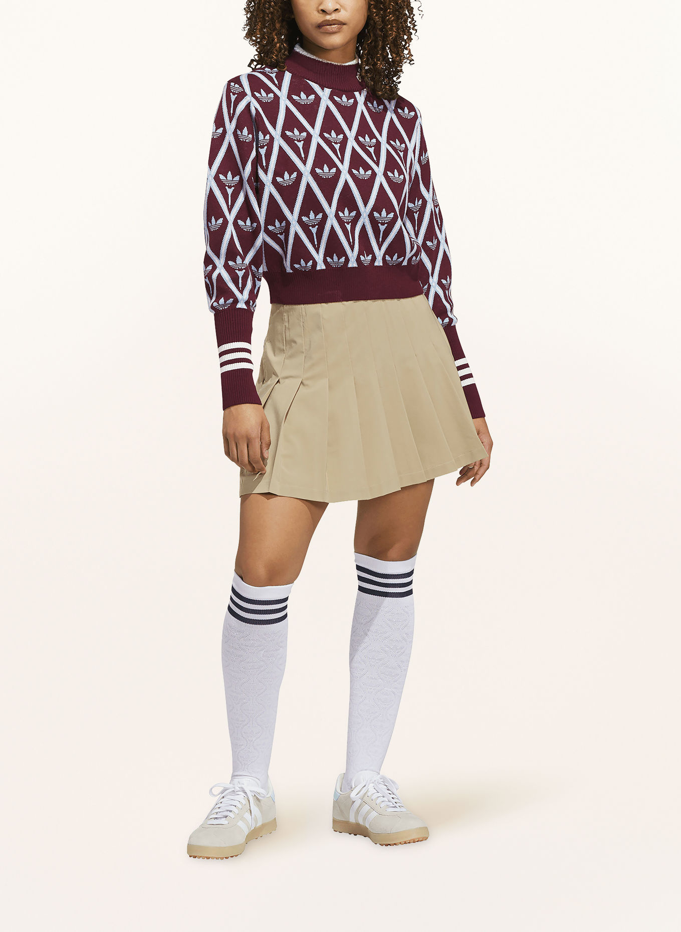 adidas Originals Pullover ORIGINALS: DUNKELROT / HELLBLAU / WEISS