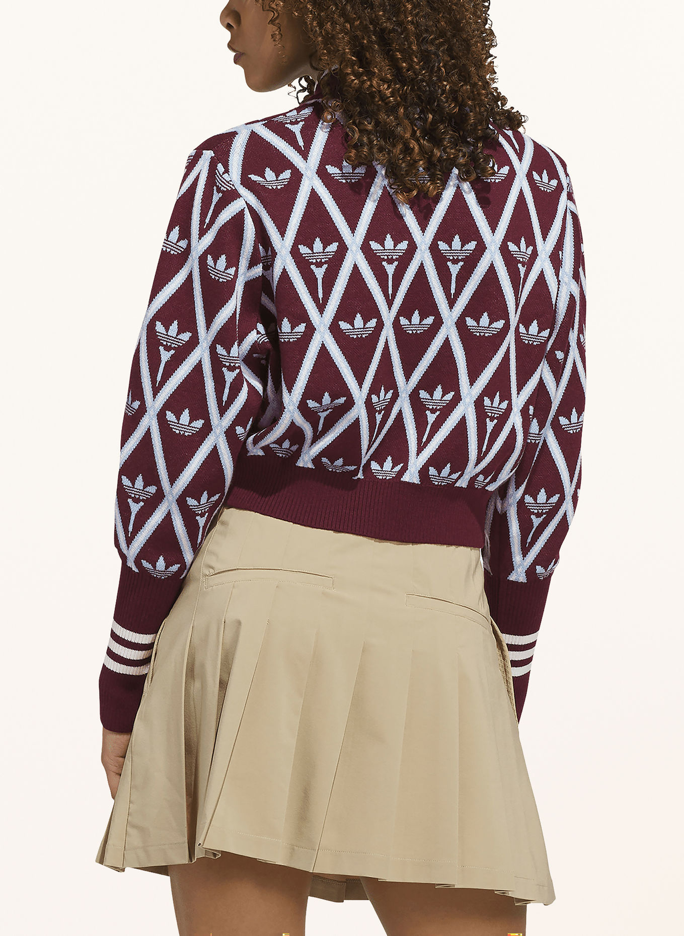 adidas Originals Pullover ORIGINALS: DUNKELROT / HELLBLAU / WEISS